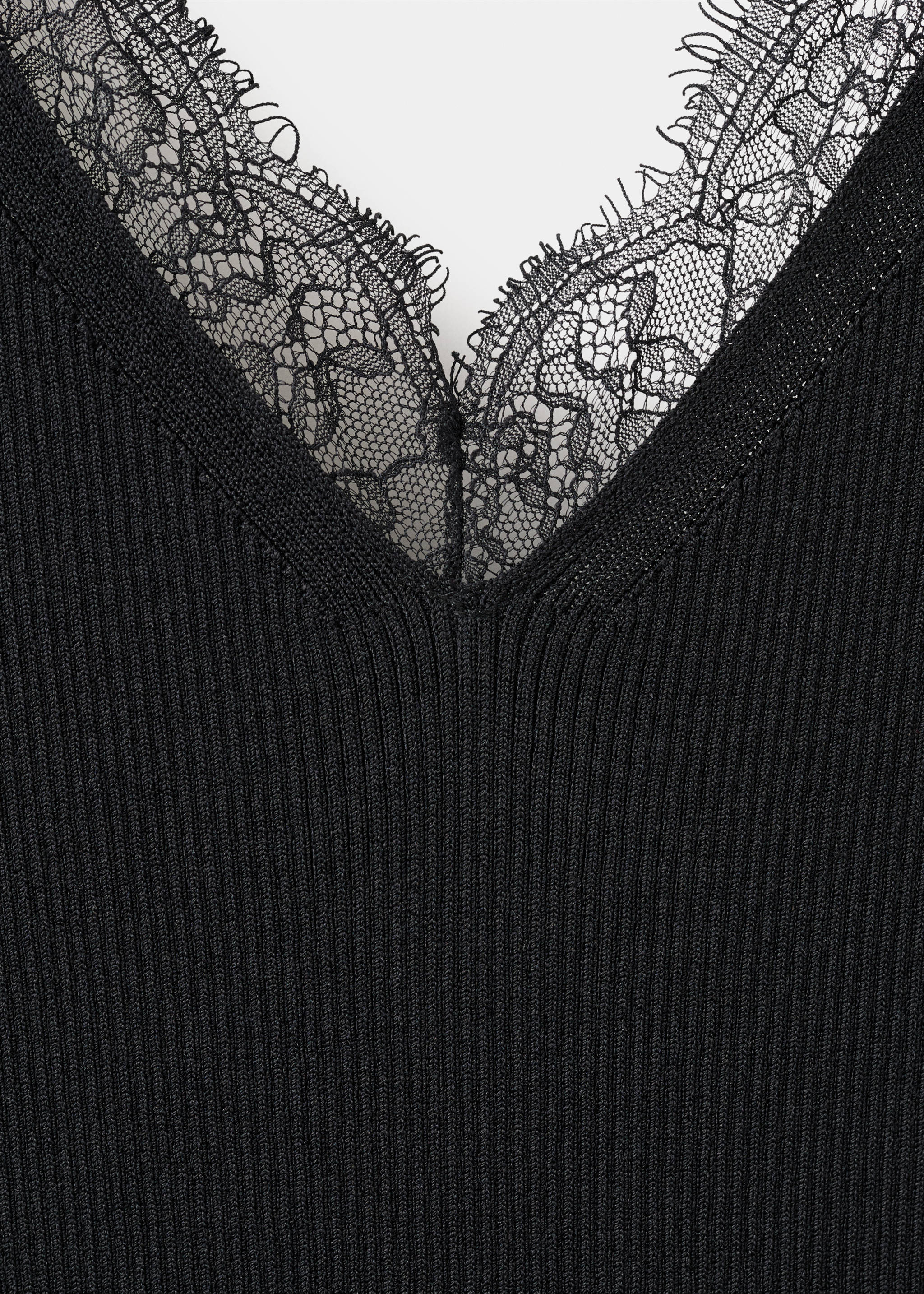 Asymmetrisches Slip-Dress - Detail des Artikels 8, Schwarz. Ref: 27067138-00.