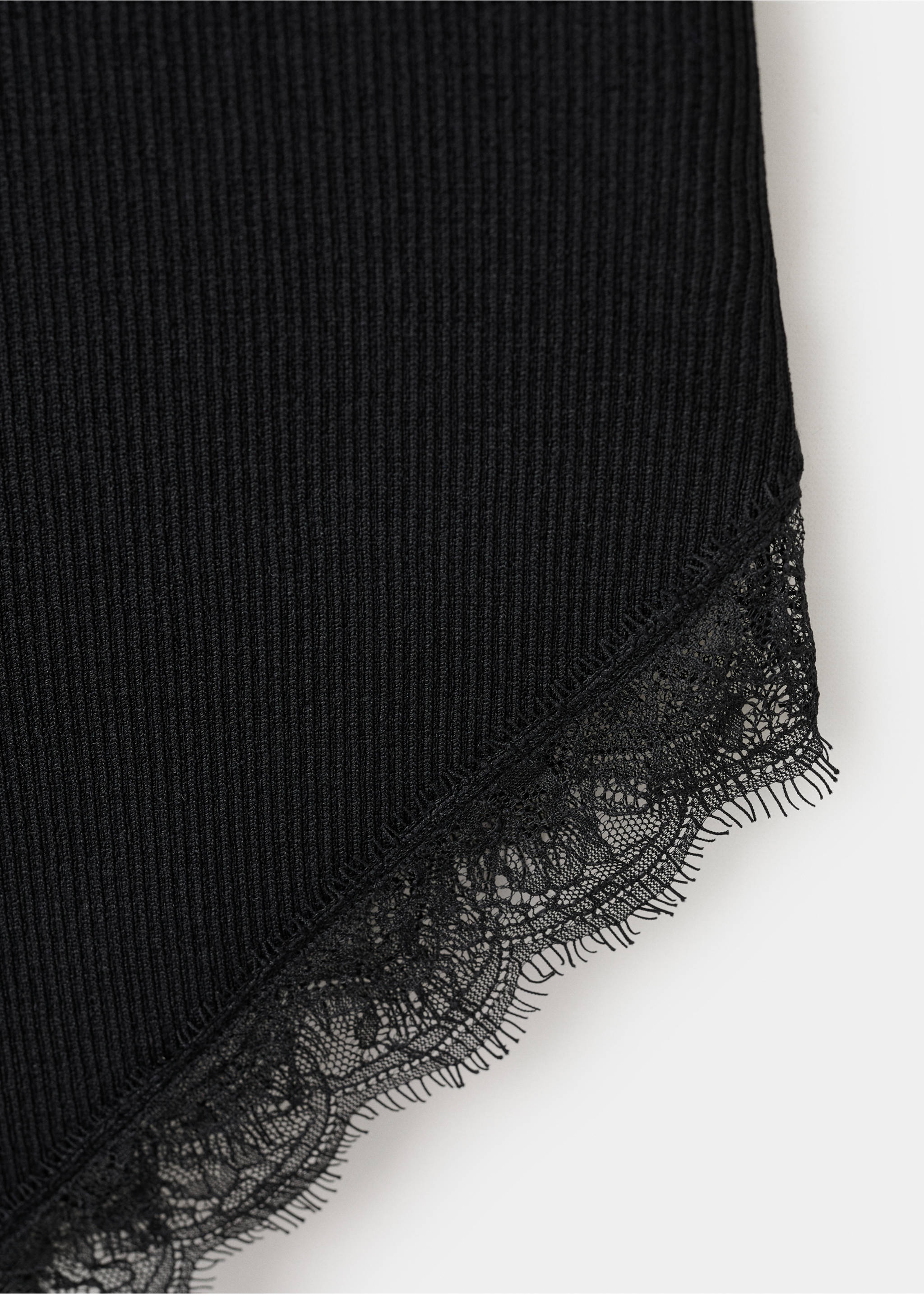 Vestido asimétrico lencero - Detalle del artículo 0, Negro. Ref: 27067138-00.