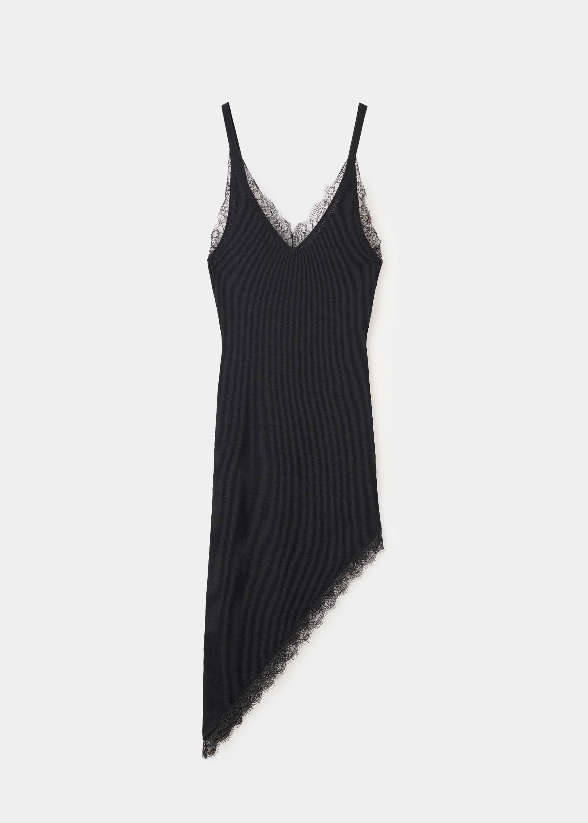 Robe asymétrique lingerie - Article sans modèle