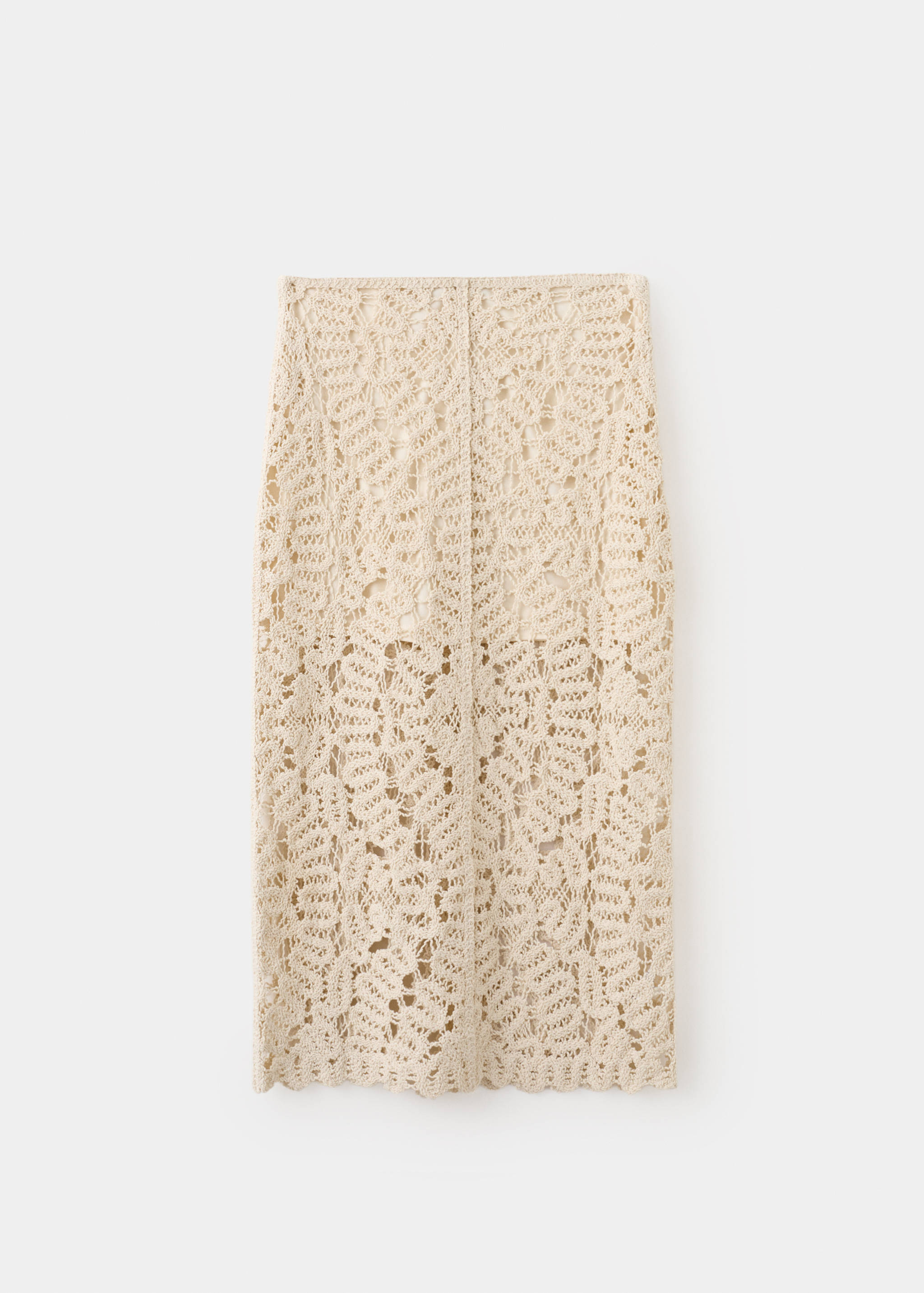 Openwork knitted skirt - Article without model