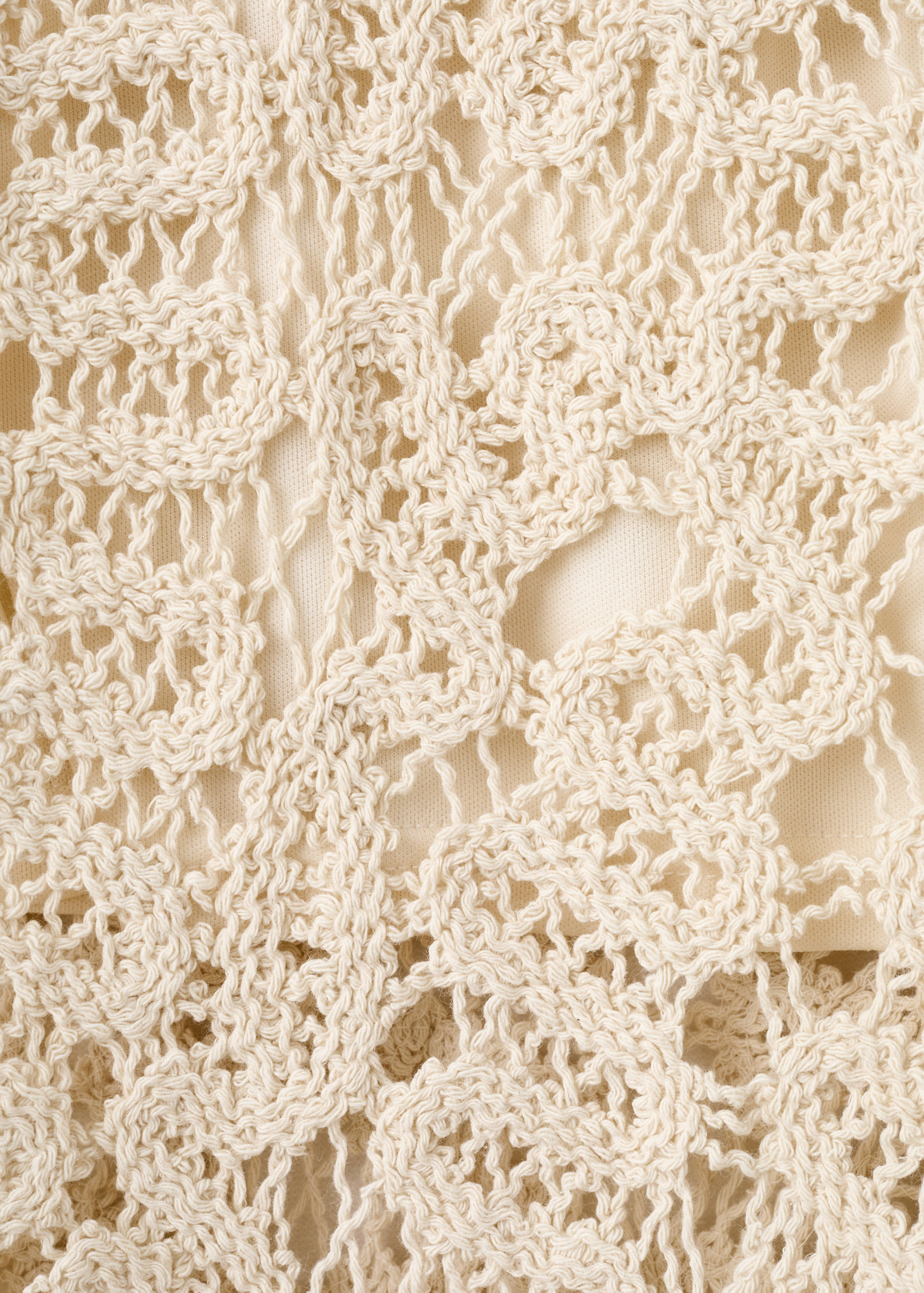 Openwork knitted skirt - Details of the article 0