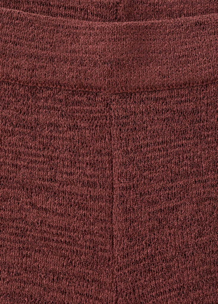Fitted knitted shorts — Burnt Orange