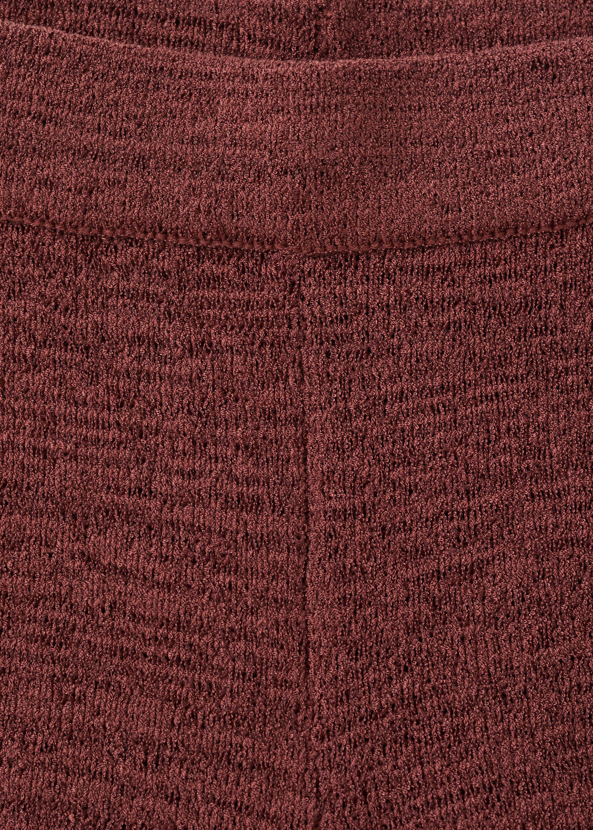 Fitted knitted shorts - Details of the article 8