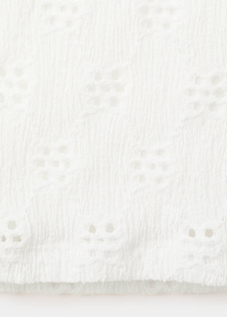 Straight trousers with embroidered details — Off White