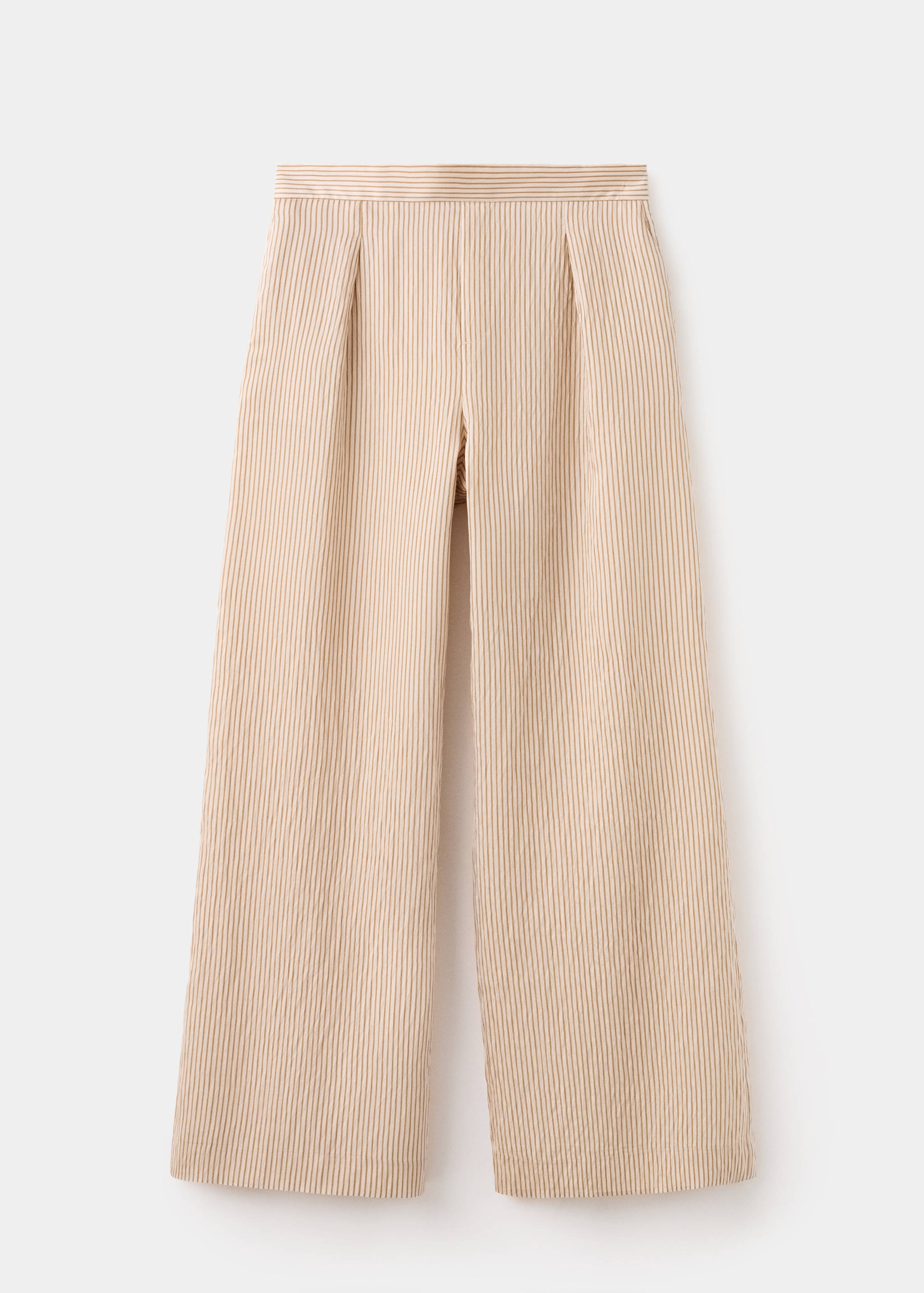 Striped lyocell trousers - Article without model