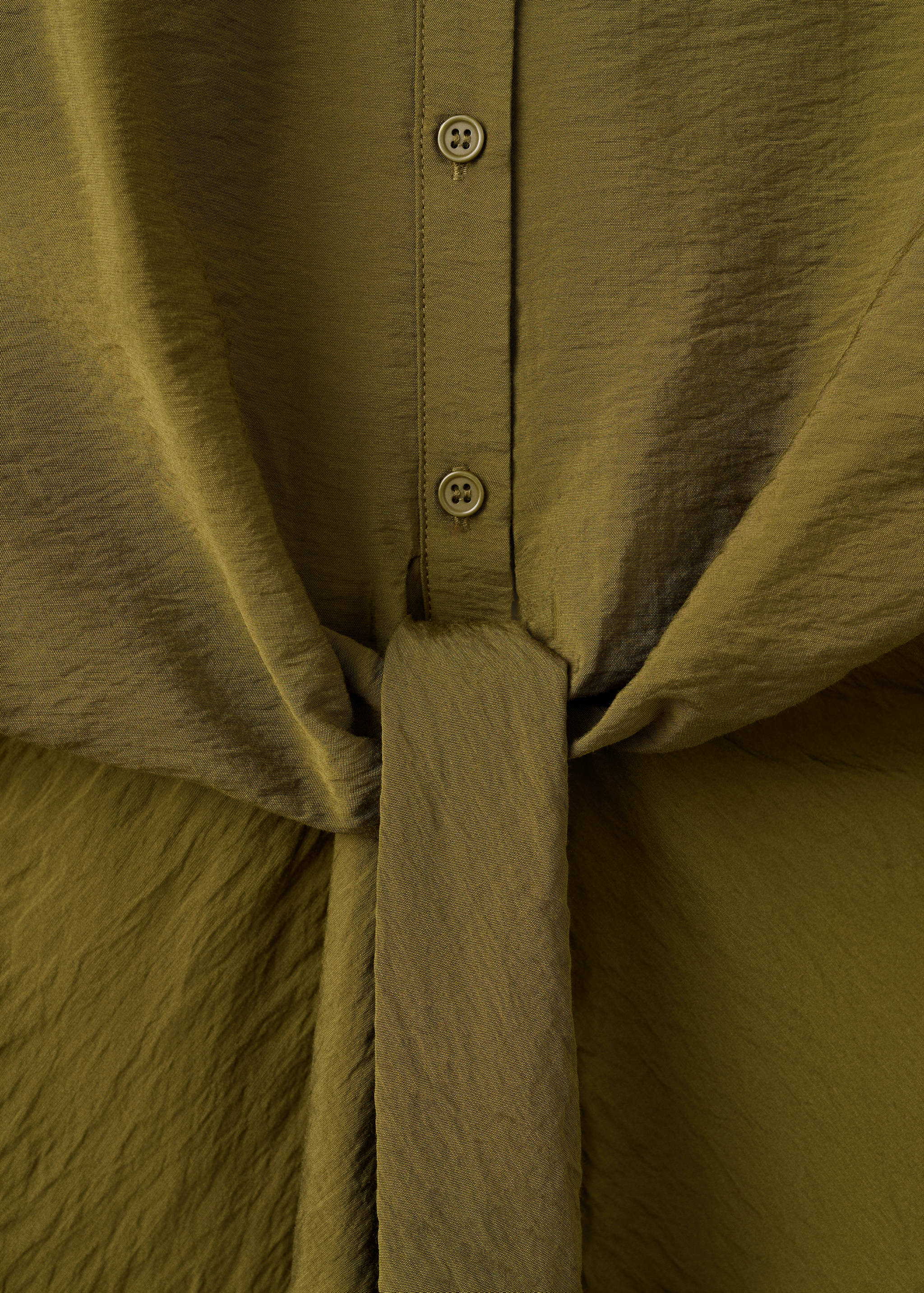 Knot short-sleeve shirt - Details of the article 0