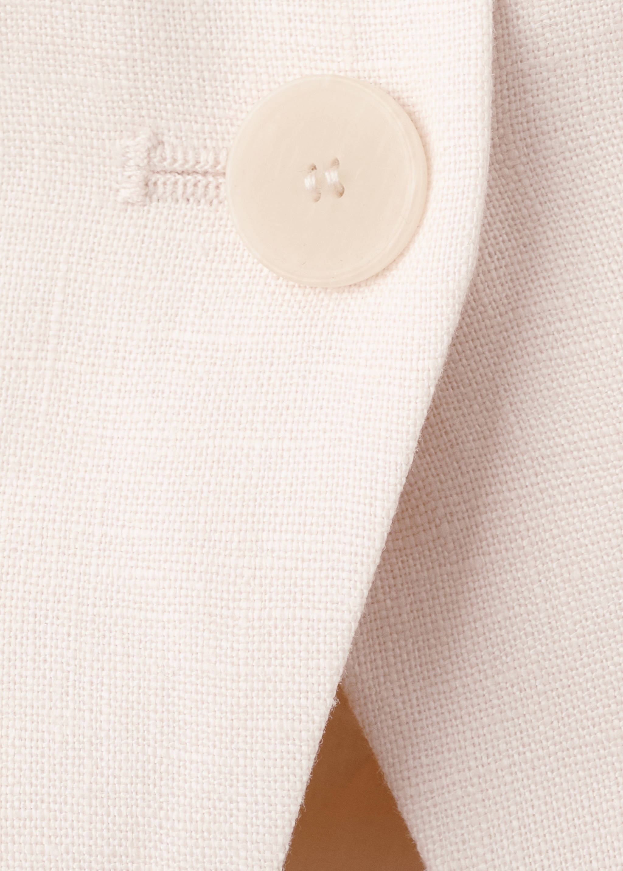 Linen suit waistcoat - Details of the article 8