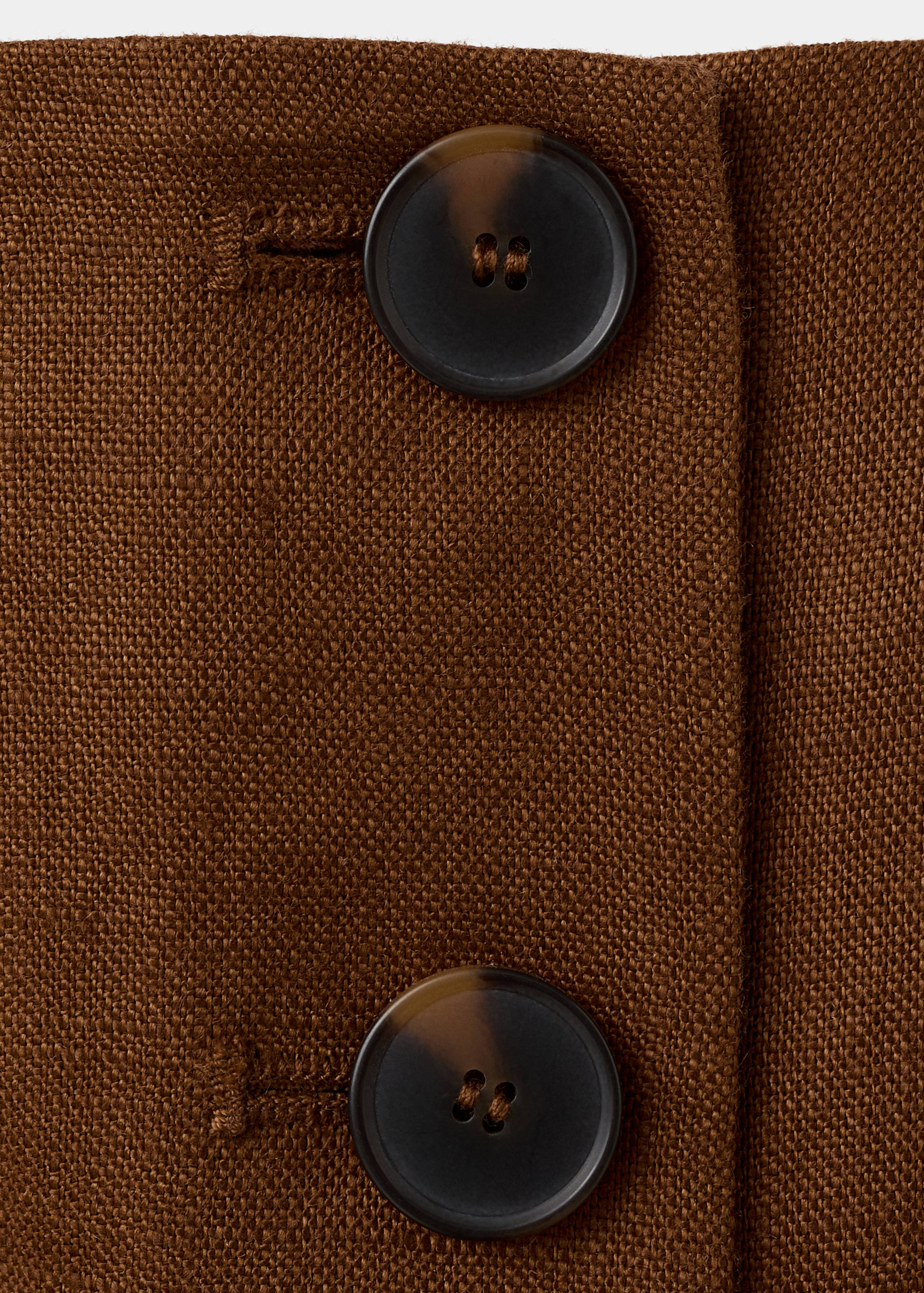 Linen suit waistcoat - Details of the article 8