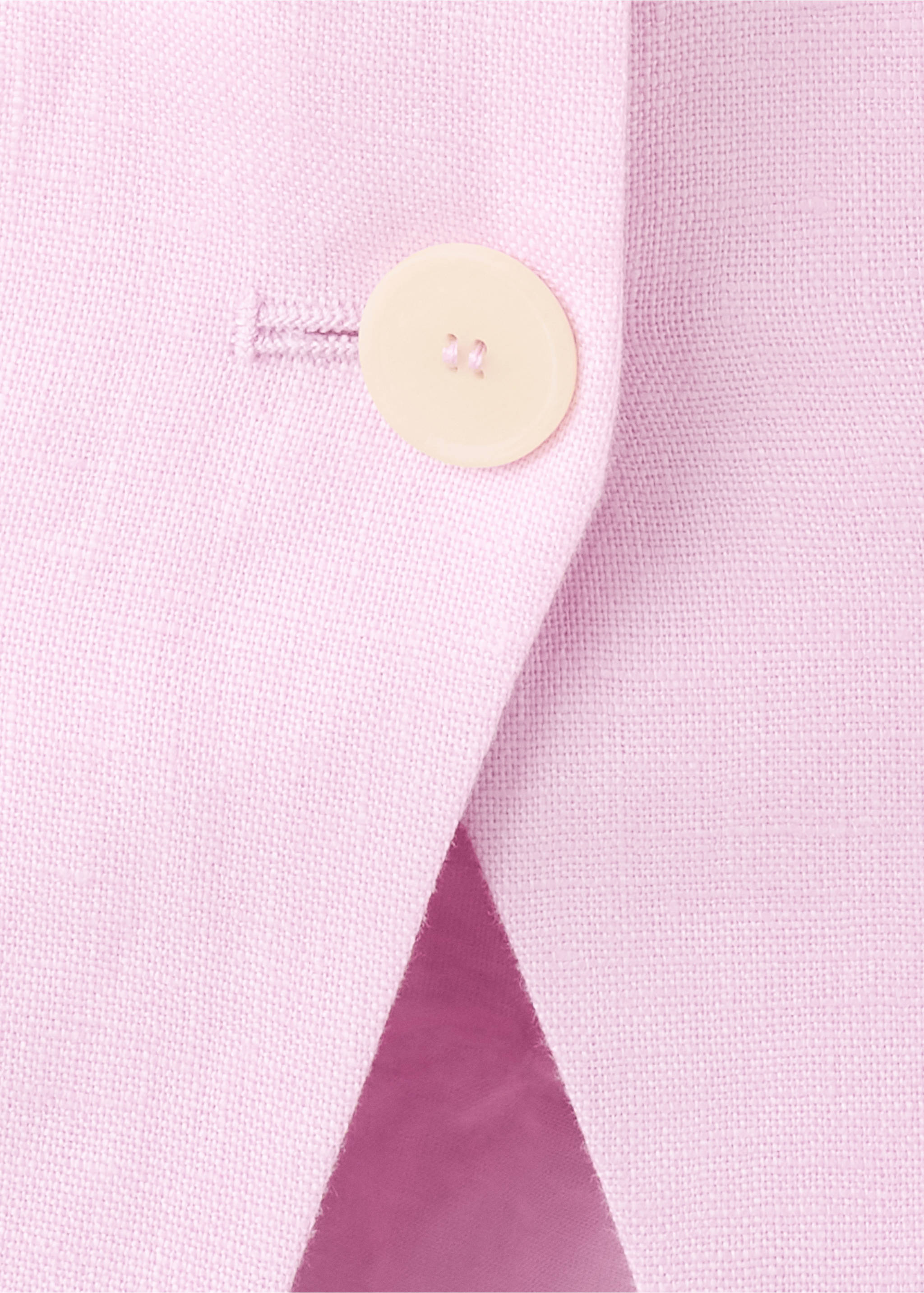 Gilet costume lin - Détail de l'article 8, Rose. Ref: 27067156-00.