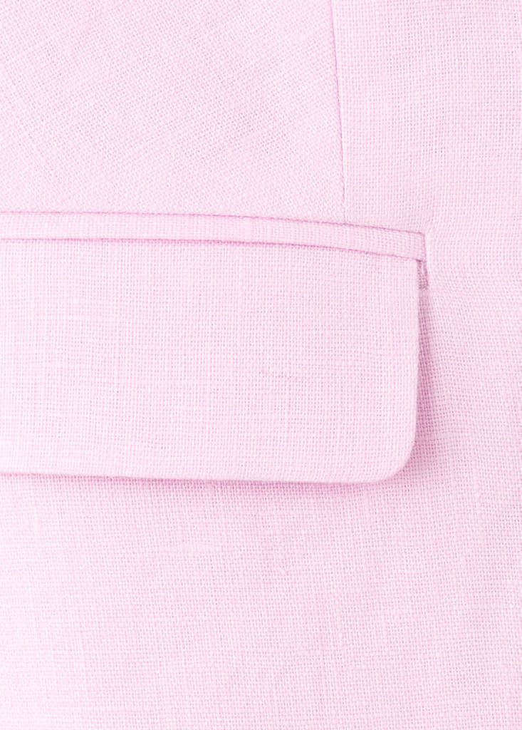 Linen suit waistcoat — Pink