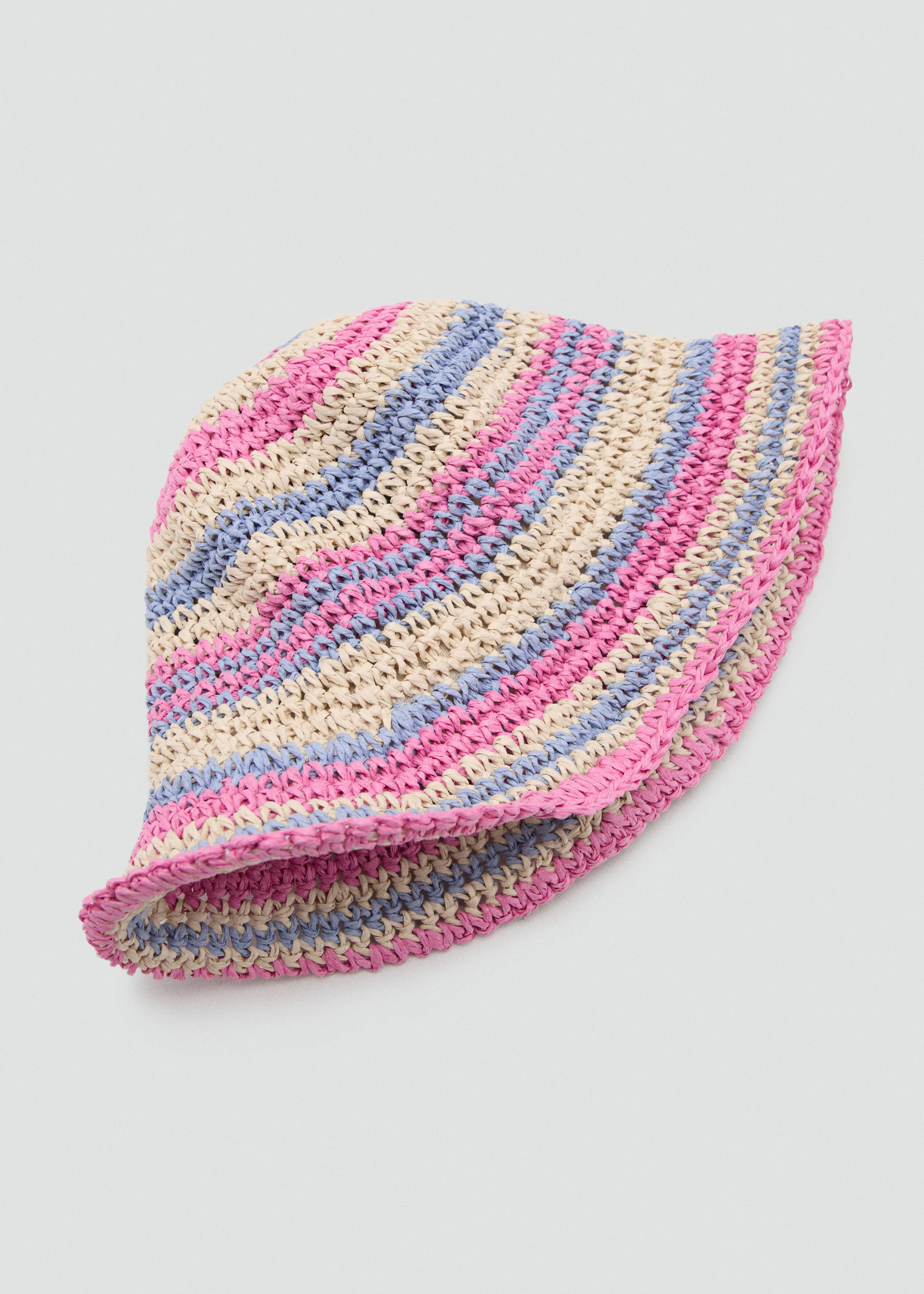 Multicoloured braided hat - Details of the article 2