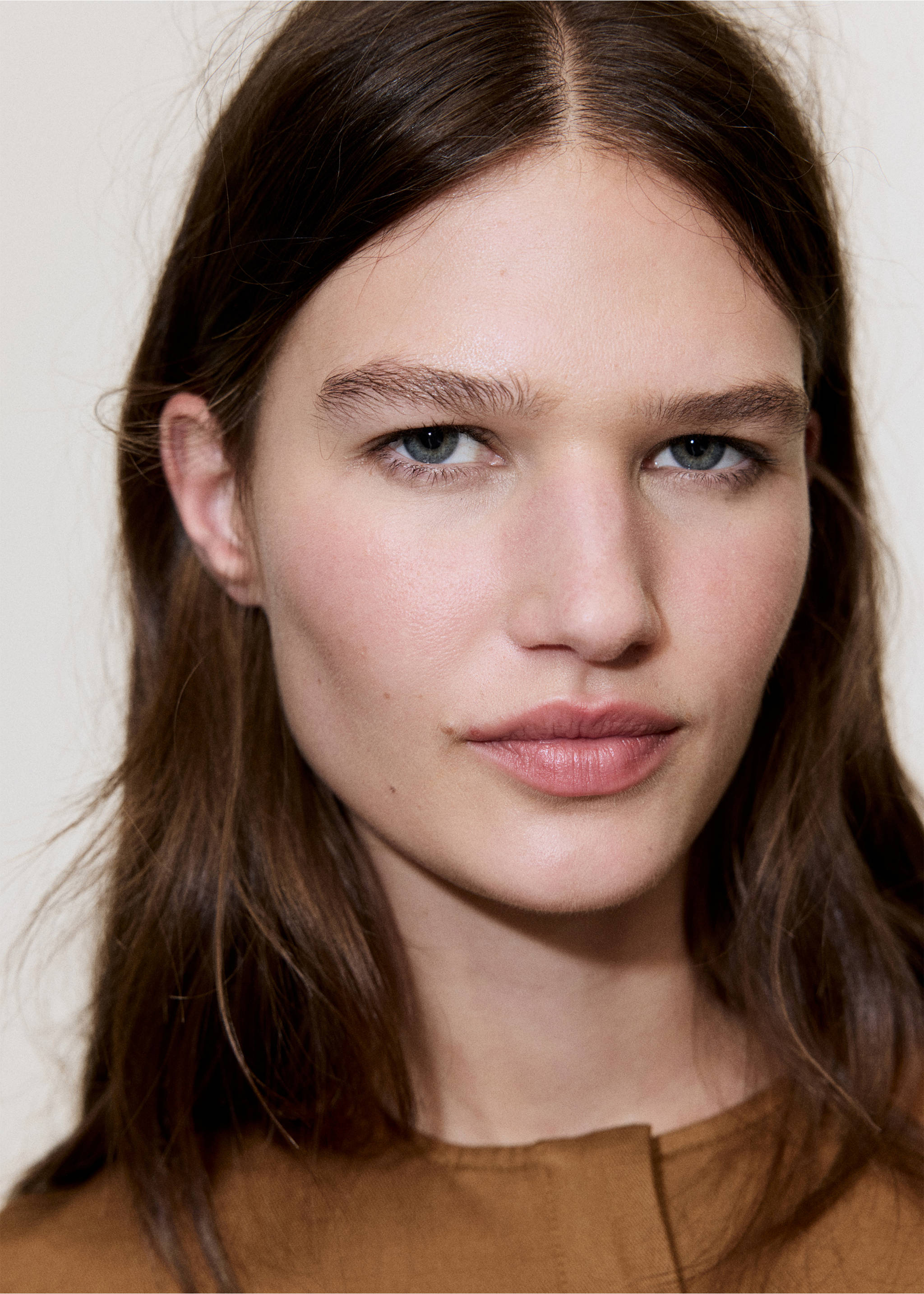 Veste lyocell avec élastiques - Détail de l'article 4, Marron. Ref: 27067158-00.