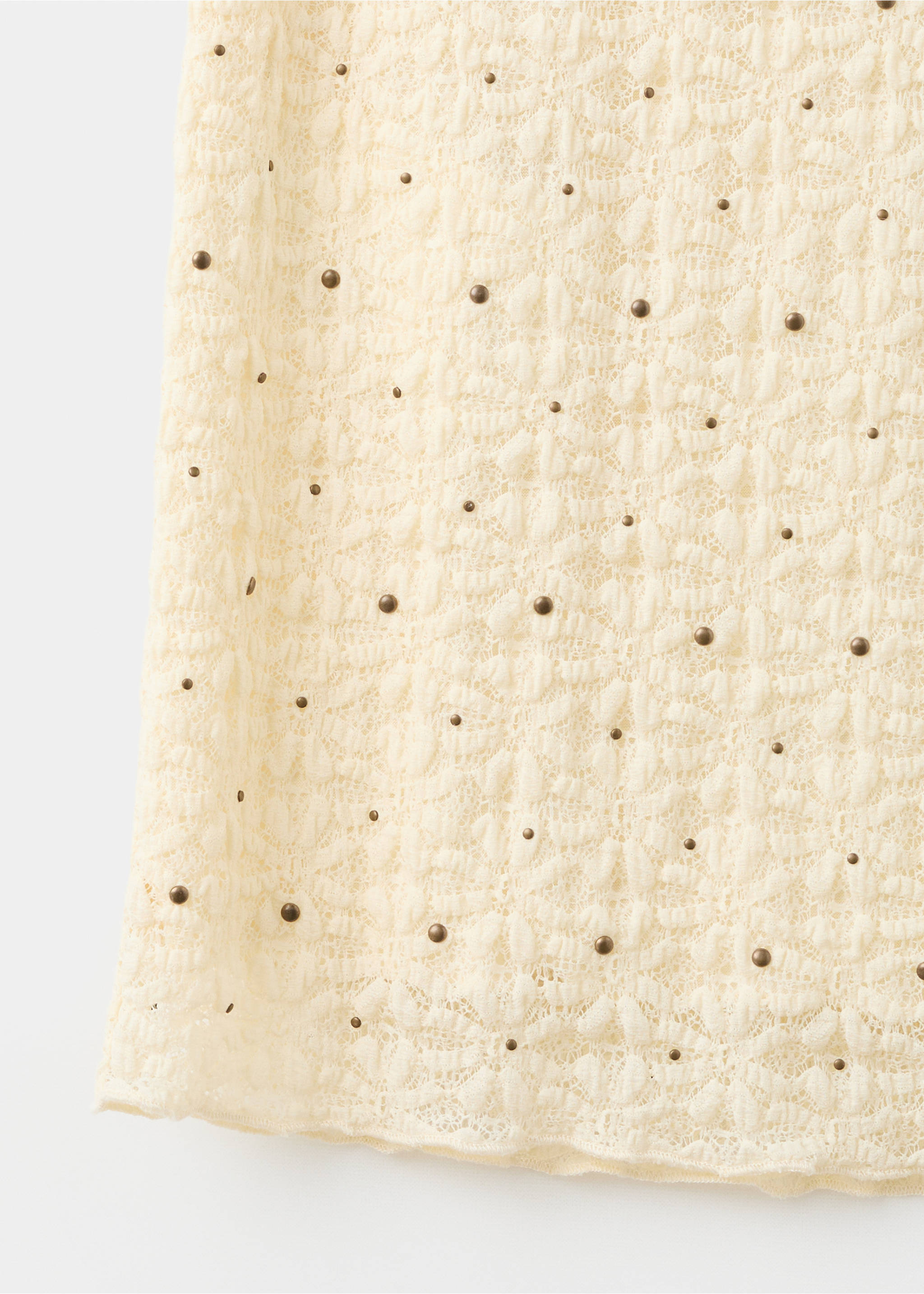 تنورة طويلة مرصعة - تفاصيل المنتج 8, بيج فاتح. Ref: 27067159-00.