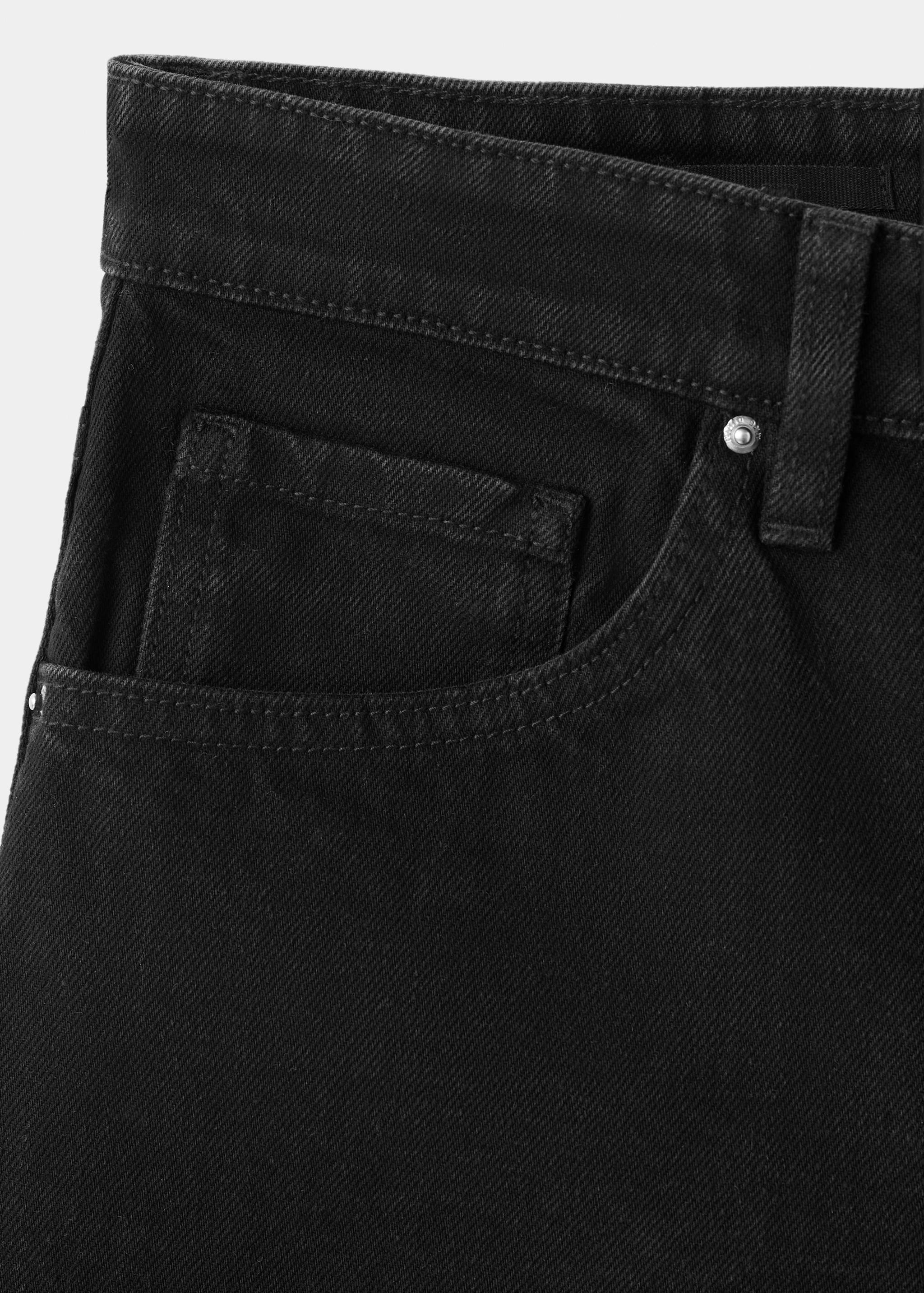 Shorts en denim droits taille moyenne - Détail de l'article 0