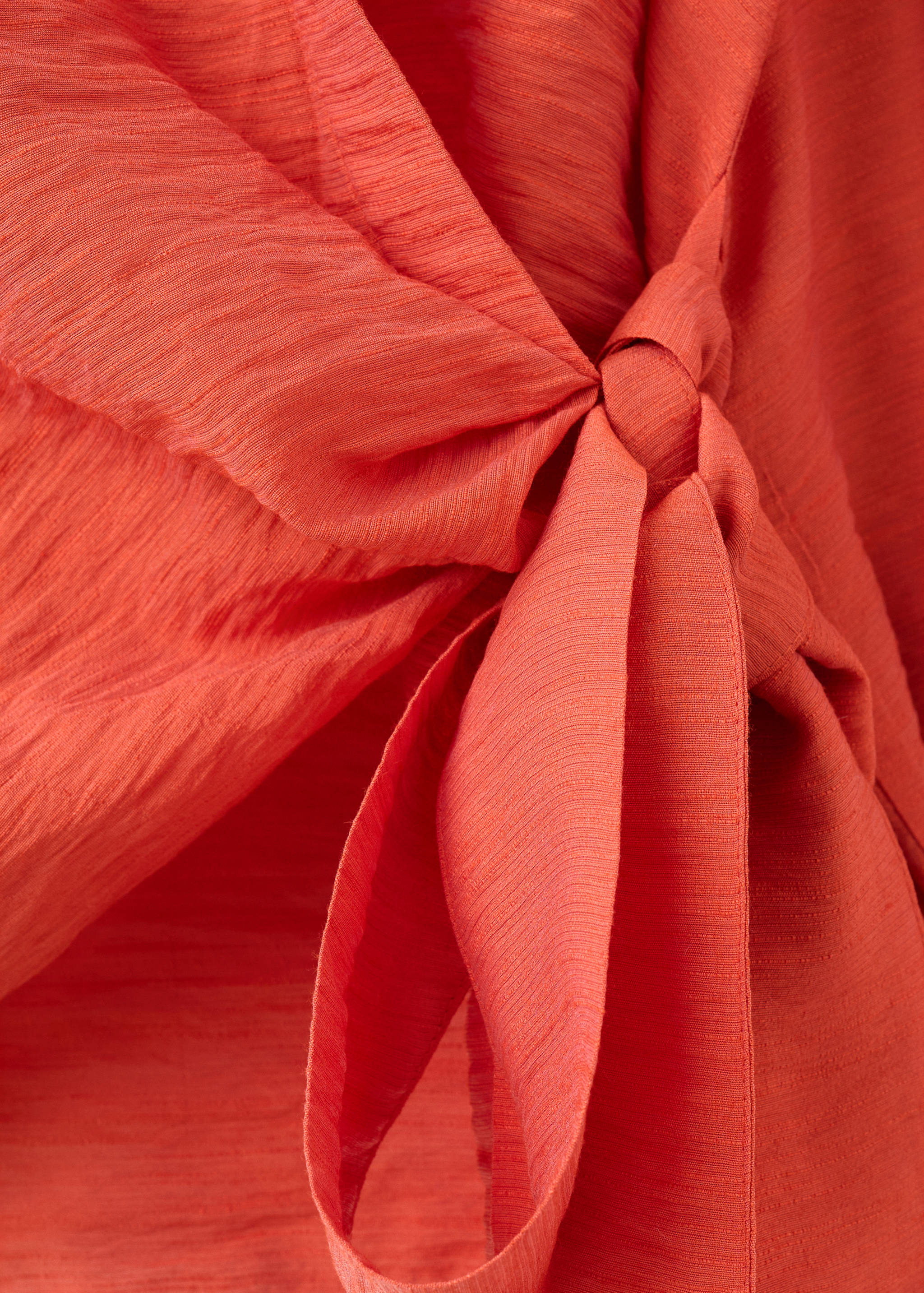 Blouse with tie detail - Details of the article 8