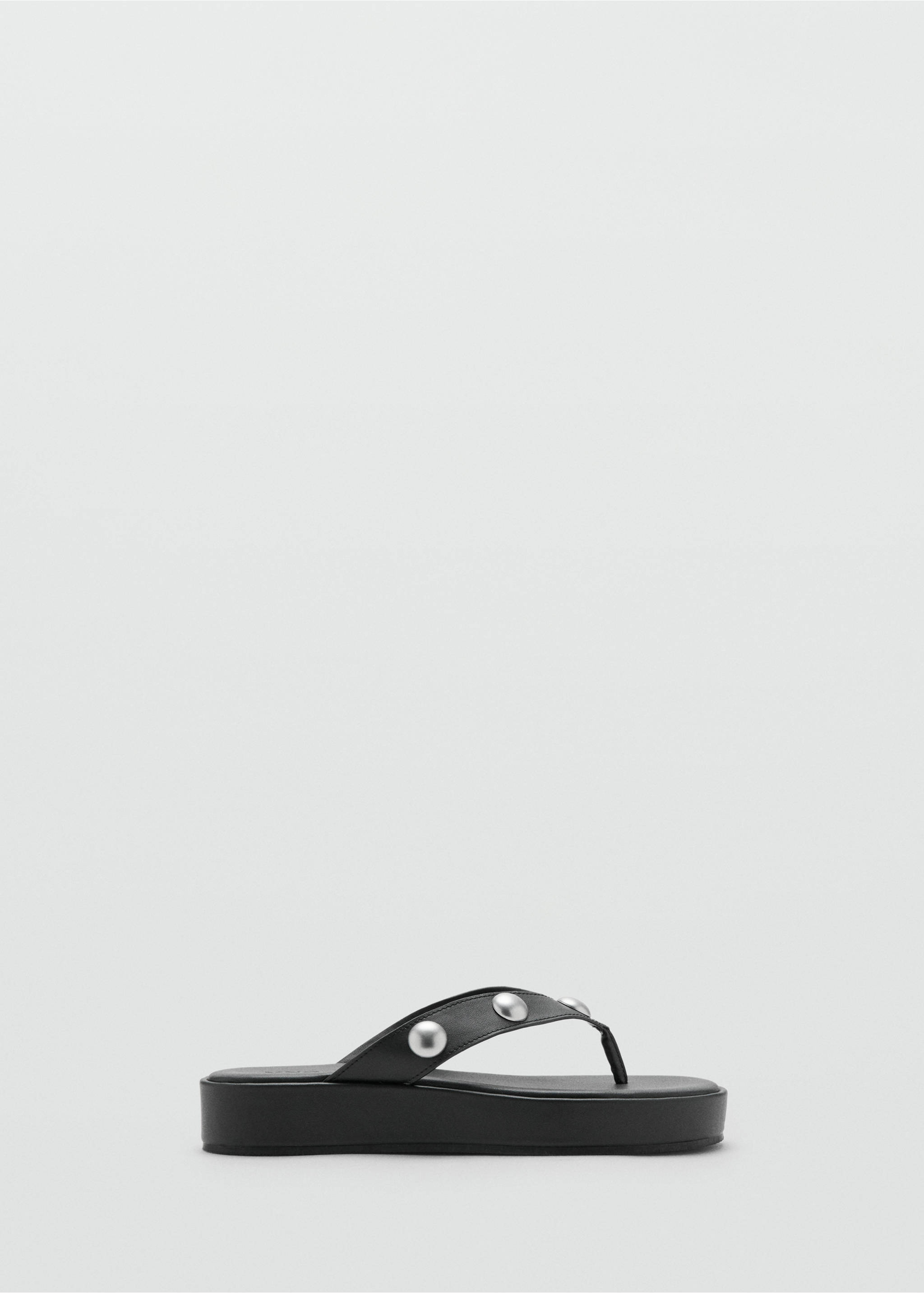 Studded sandals - Article without model, Black. Ref: 27067778-00.