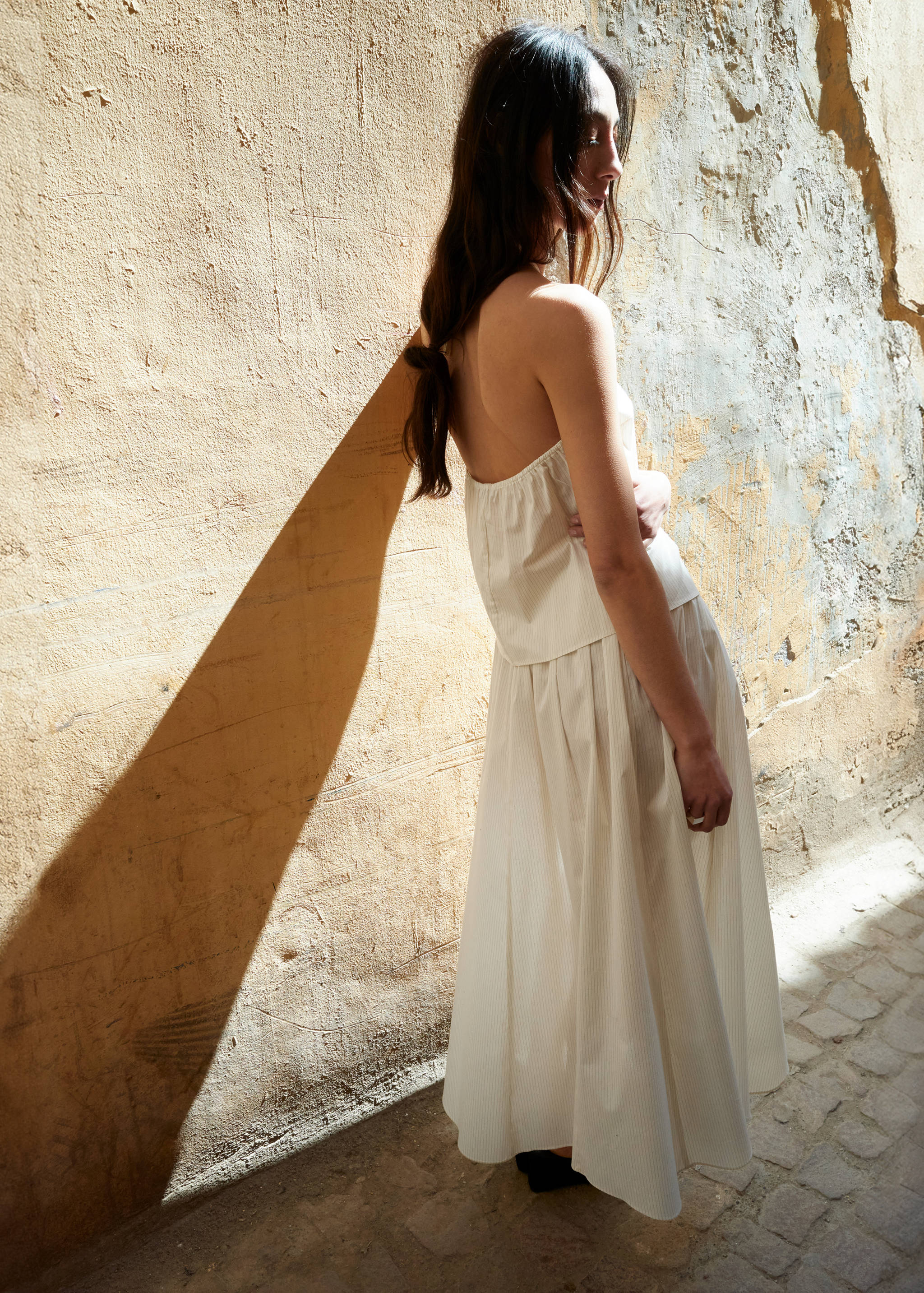 Flared midi-skirt - Reverse of the article