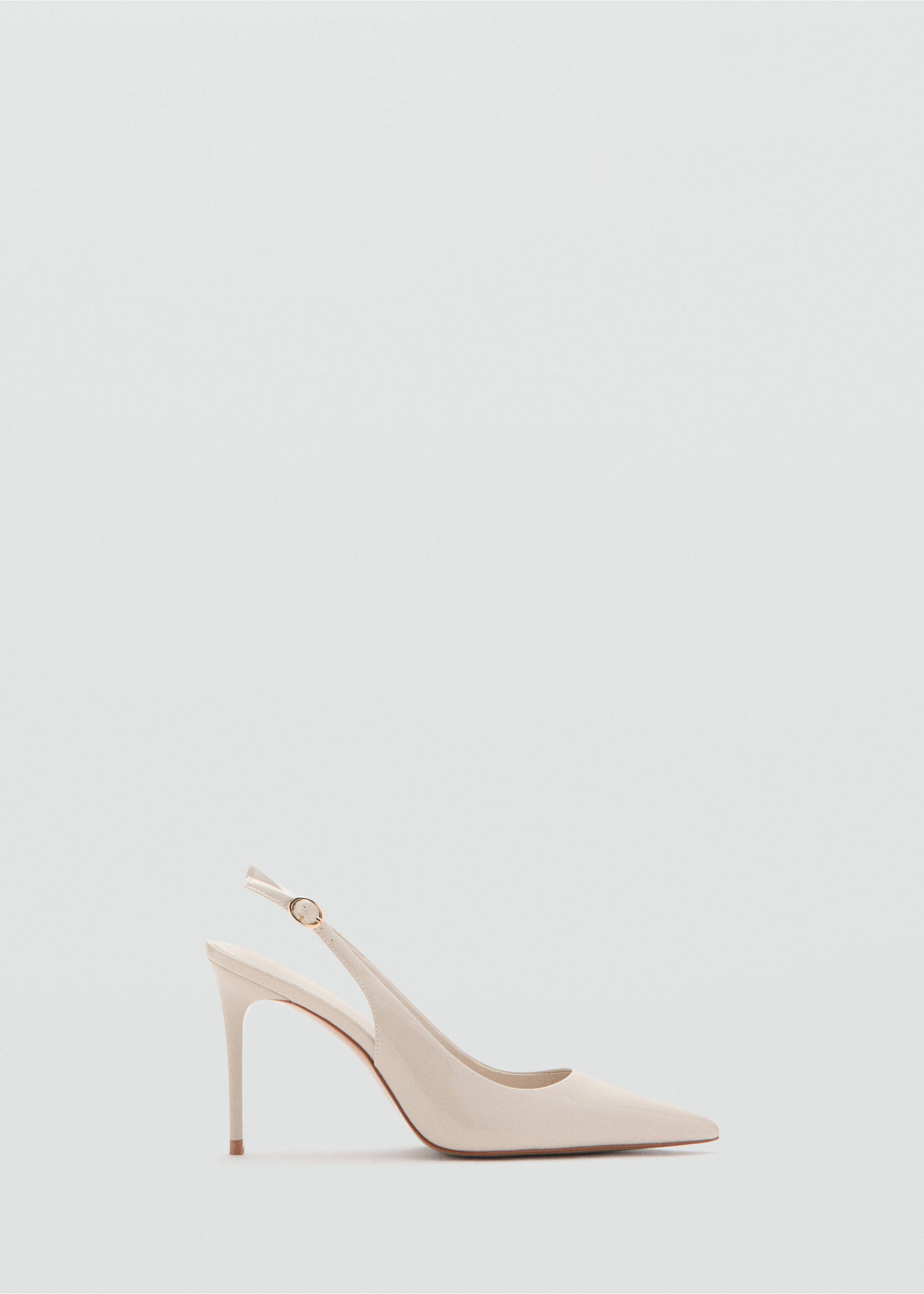 Zapato charol tacón - Artículo sin modelo, Crudo. Ref: 27067787-00.