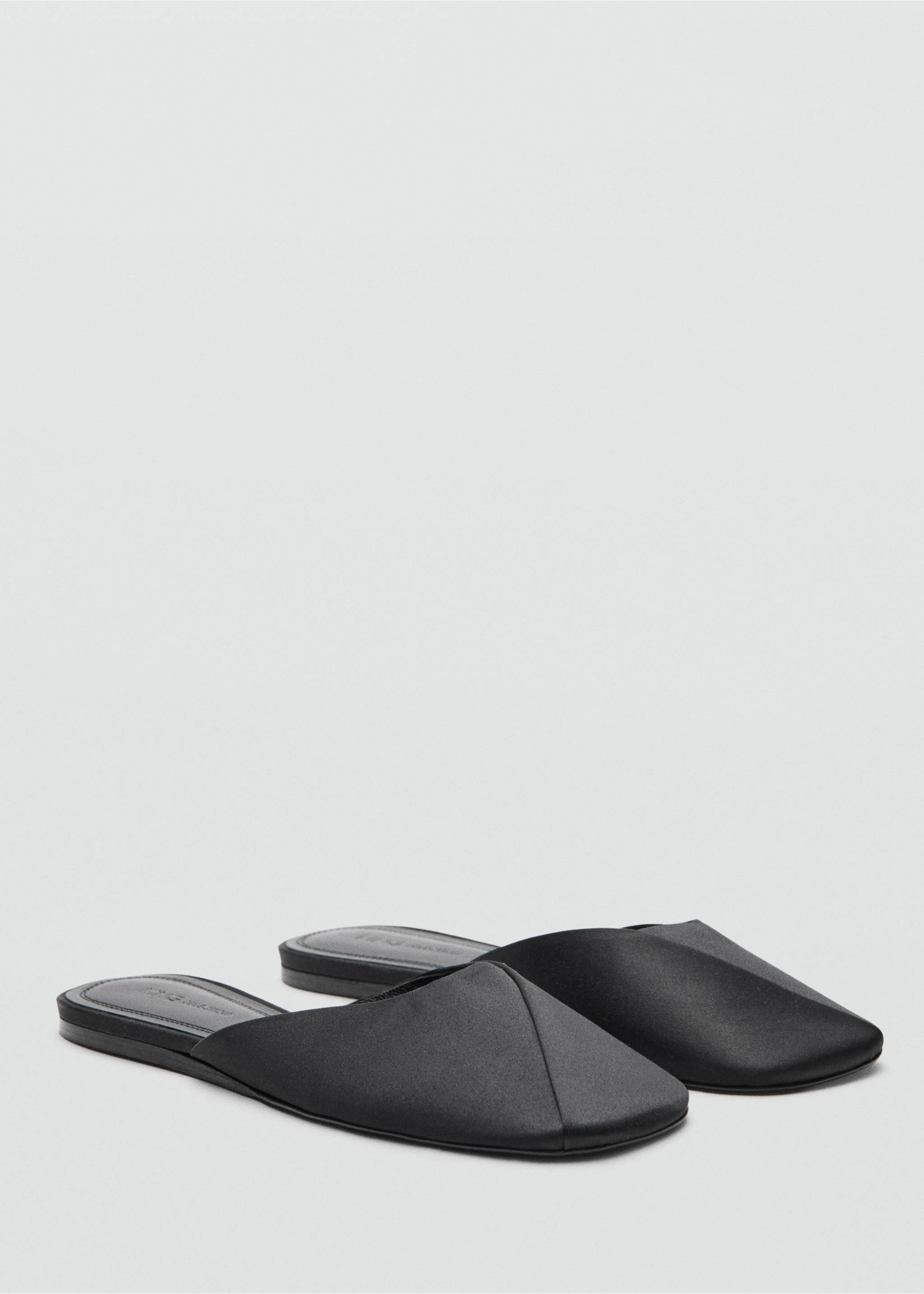 Leather flat shoes - Medium plane, Black. Ref: 27067791-00.