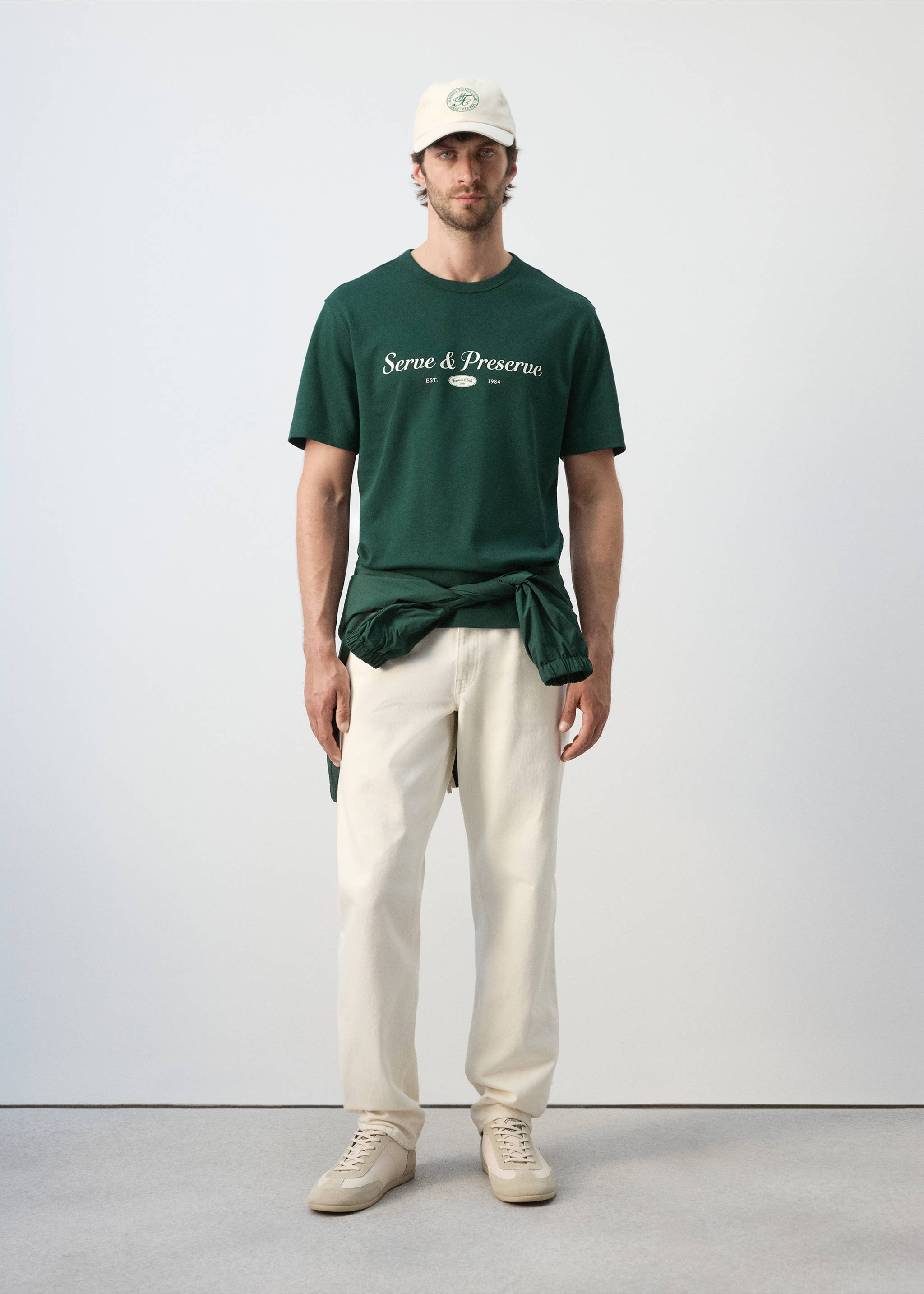 100% cotton printed t-shirt - General plane, Dark Green. Ref: 27067792-00.