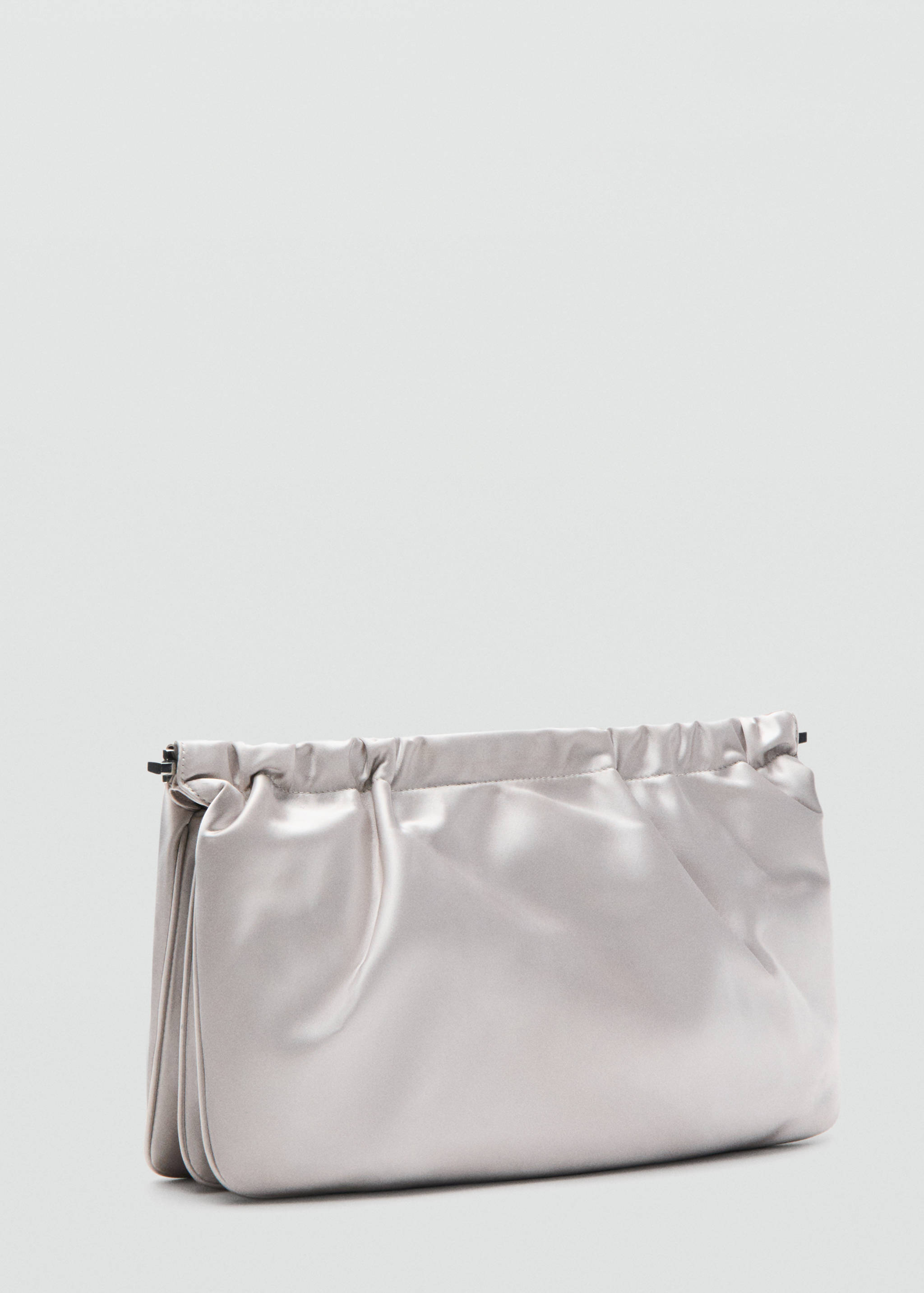Satin handbag - Medium plane