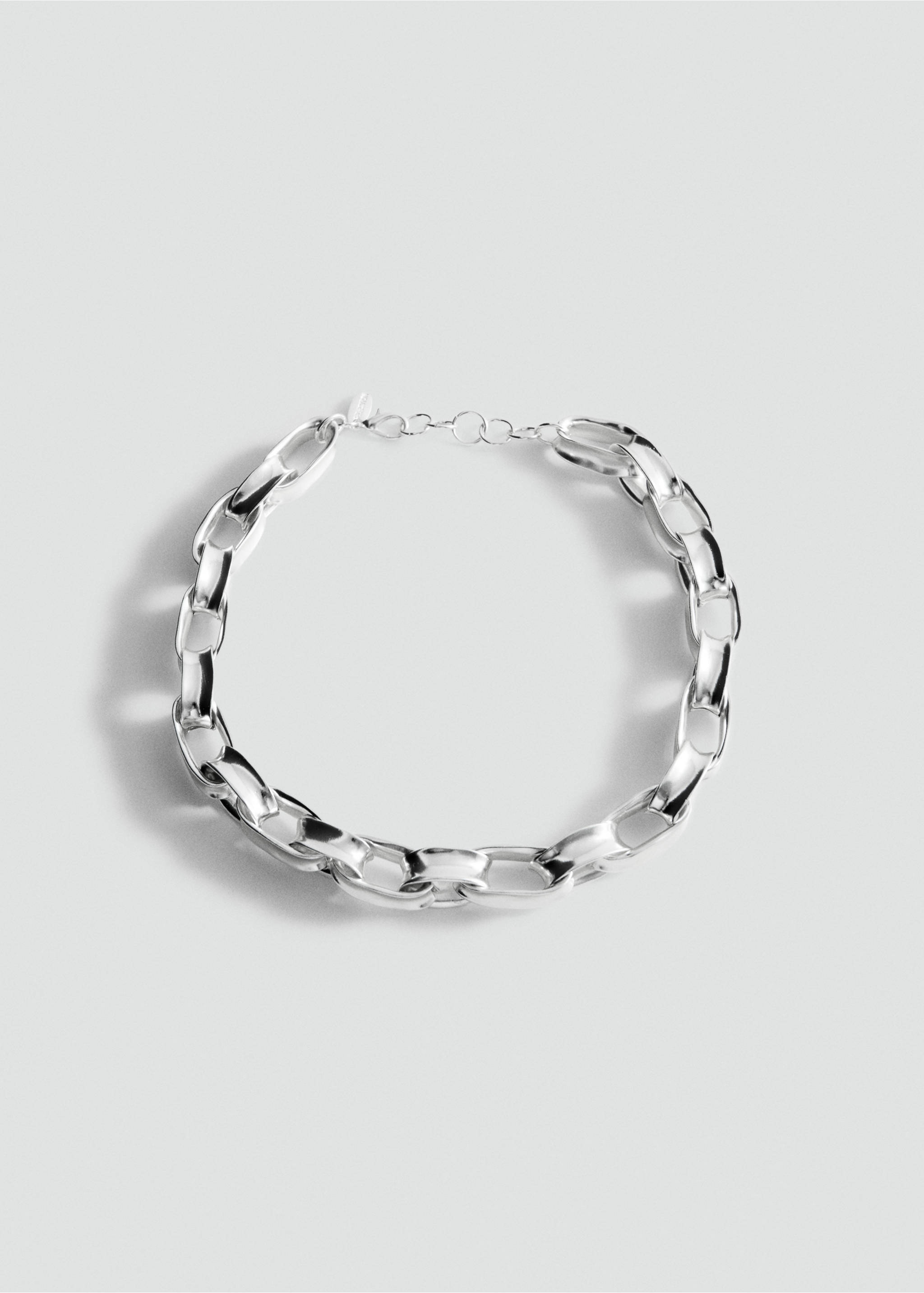 Link chain necklace - Article without model, Silver. Ref: 27067797-00.