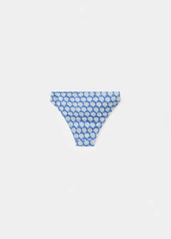 Floral-print bikini bottoms — Navy 3