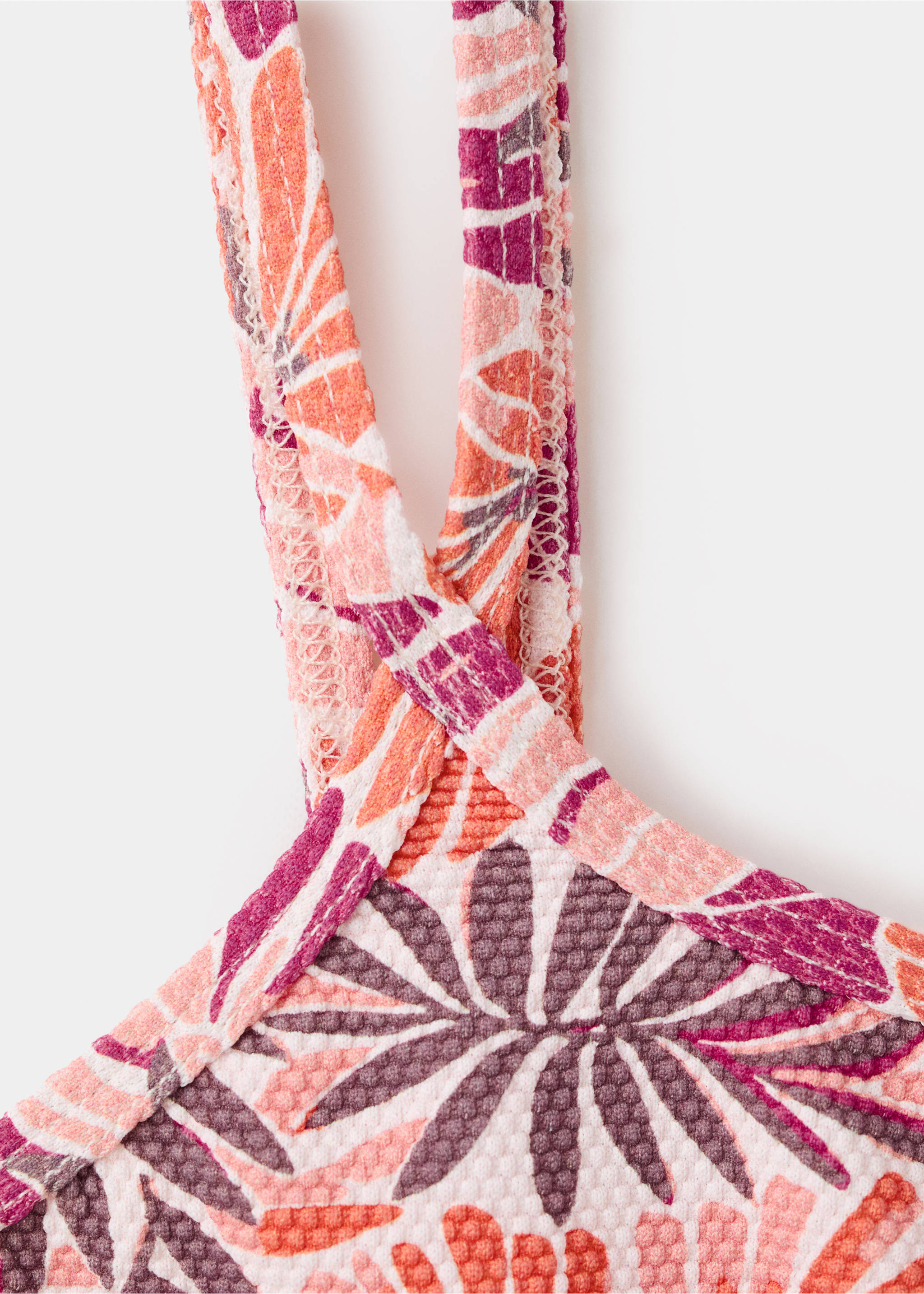 Bikini imprimé floral - Détail de l'article 8, Orange. Ref: 27067895-00.