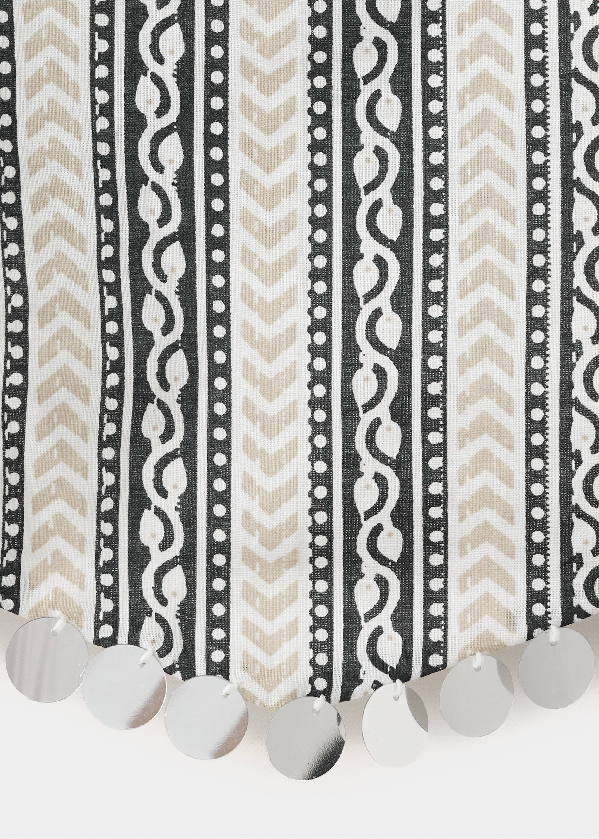 Top halter cropped estampado - Pormenor do artigo 8, Cru. Ref: 27067900-00.