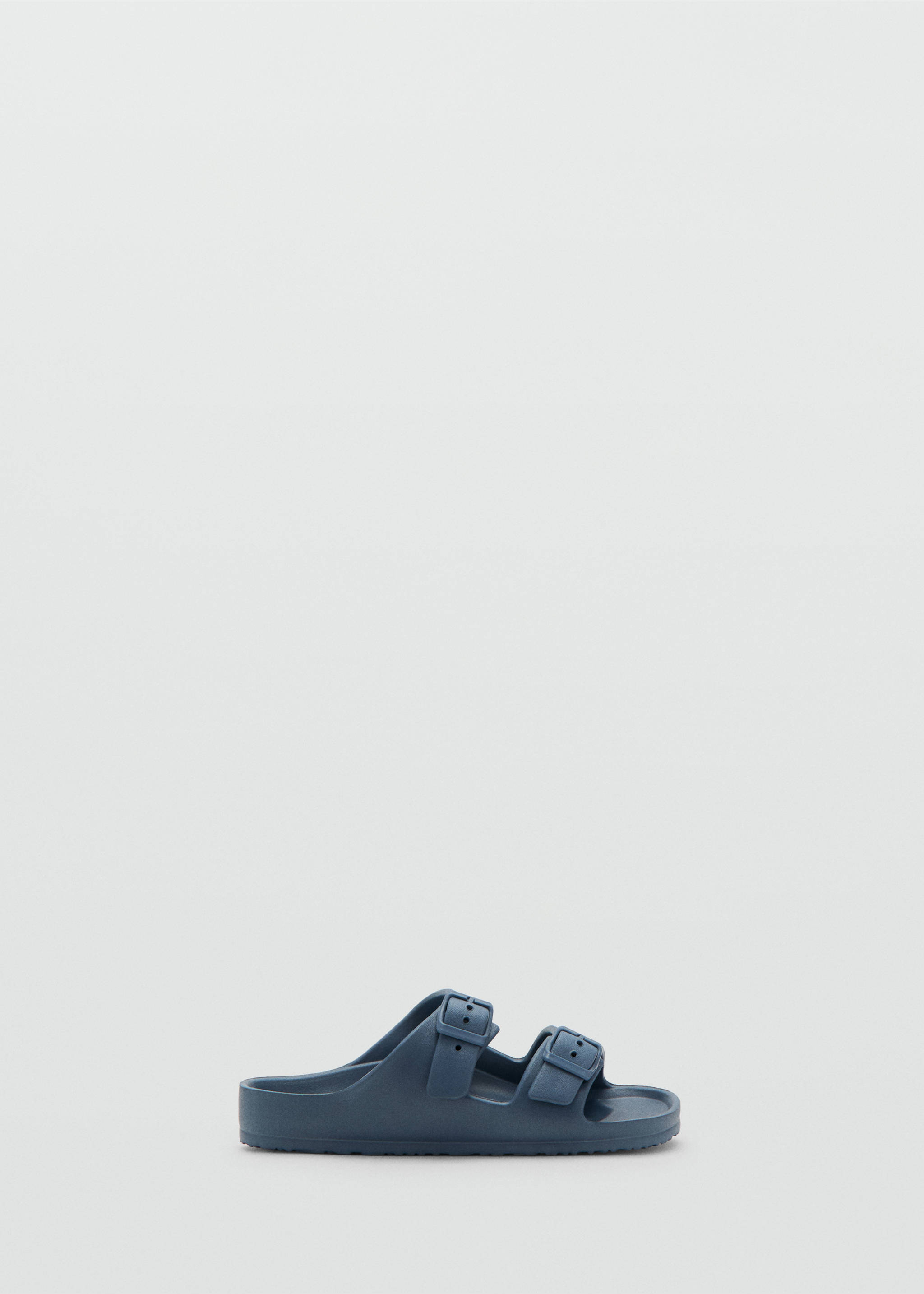 Sandales en gomme à boucles - Article sans modèle, Bleu marine. Ref: 27067902-00.