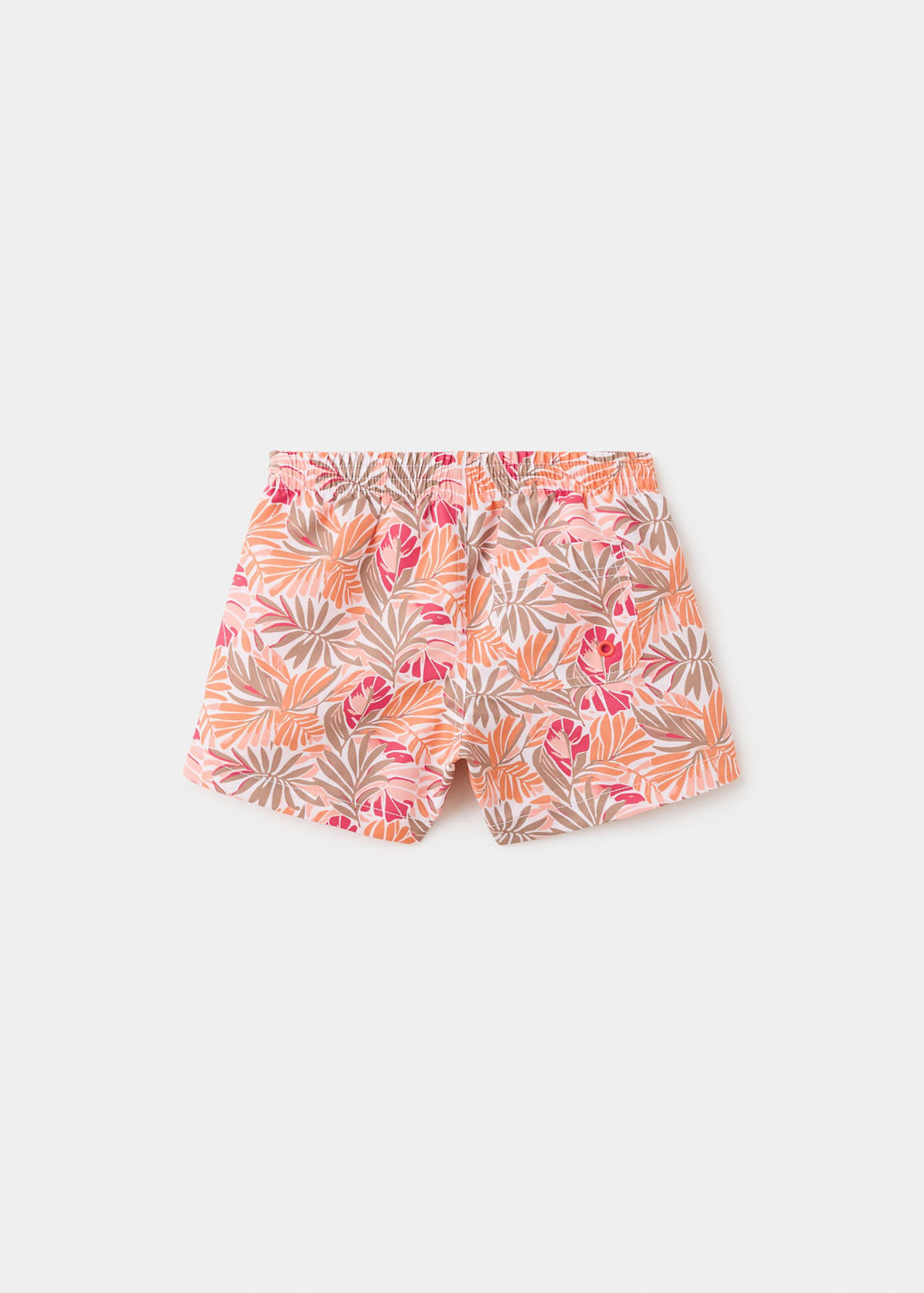 Floral print swimsuit — Orange