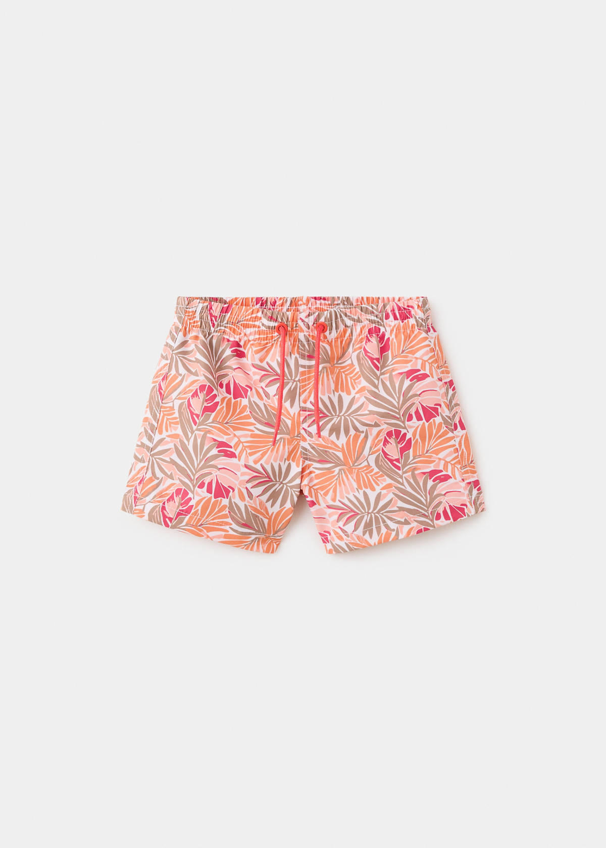 Floral print swimsuit — Orange