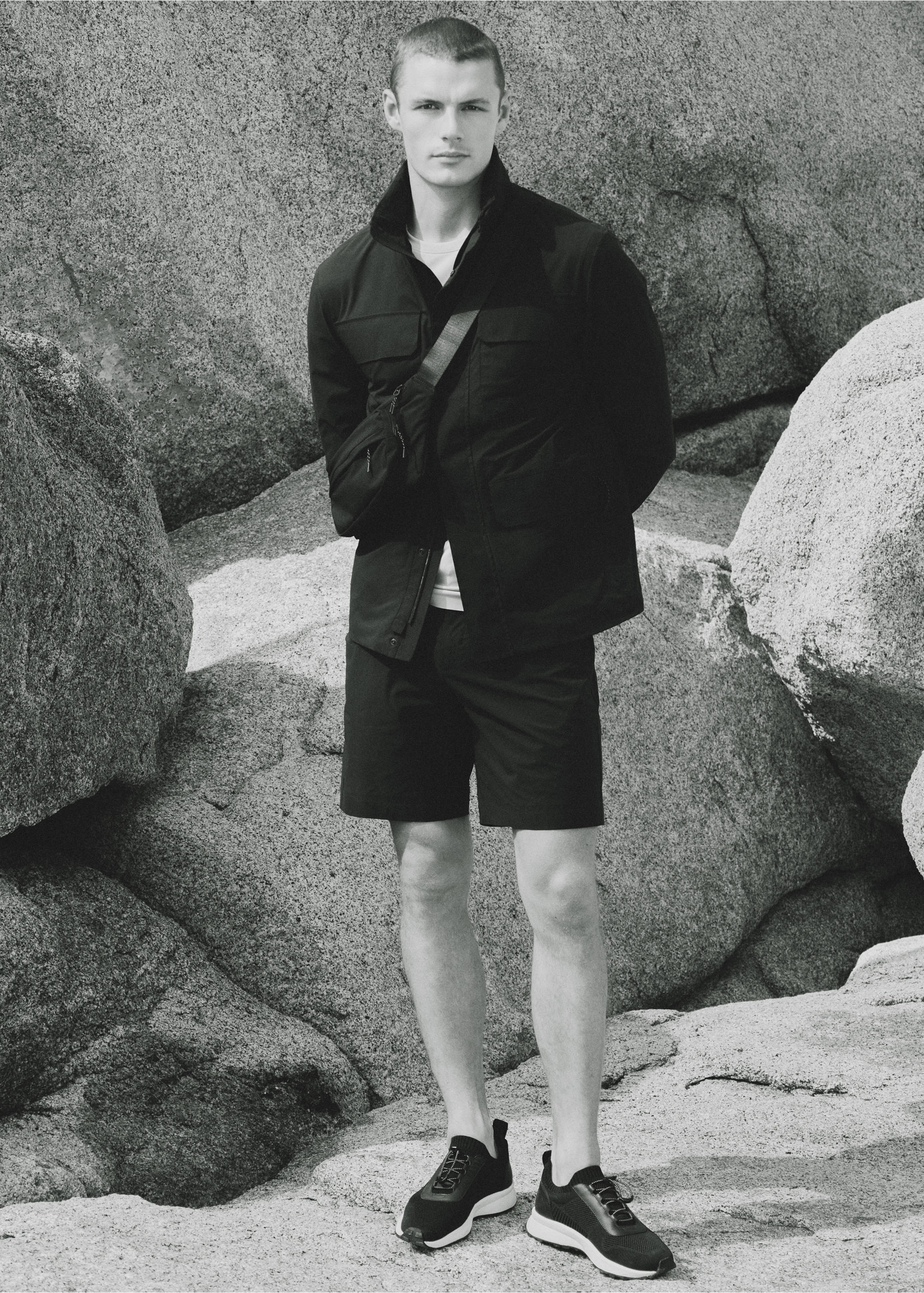 Waterproof bum bag - Details of the article 5, Navy. Ref: 27067906-00.