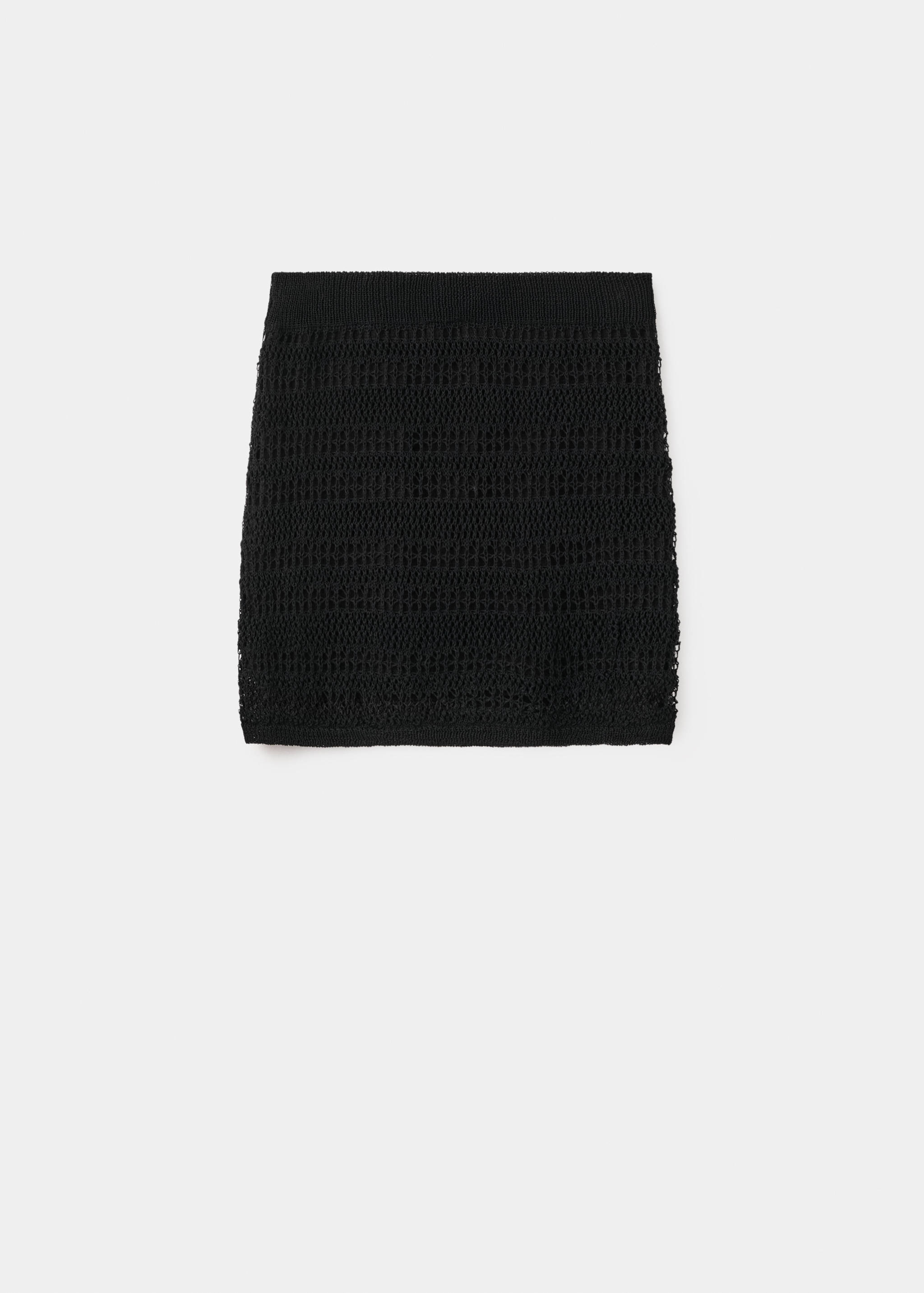 Openwork knitted skirt - Article without model