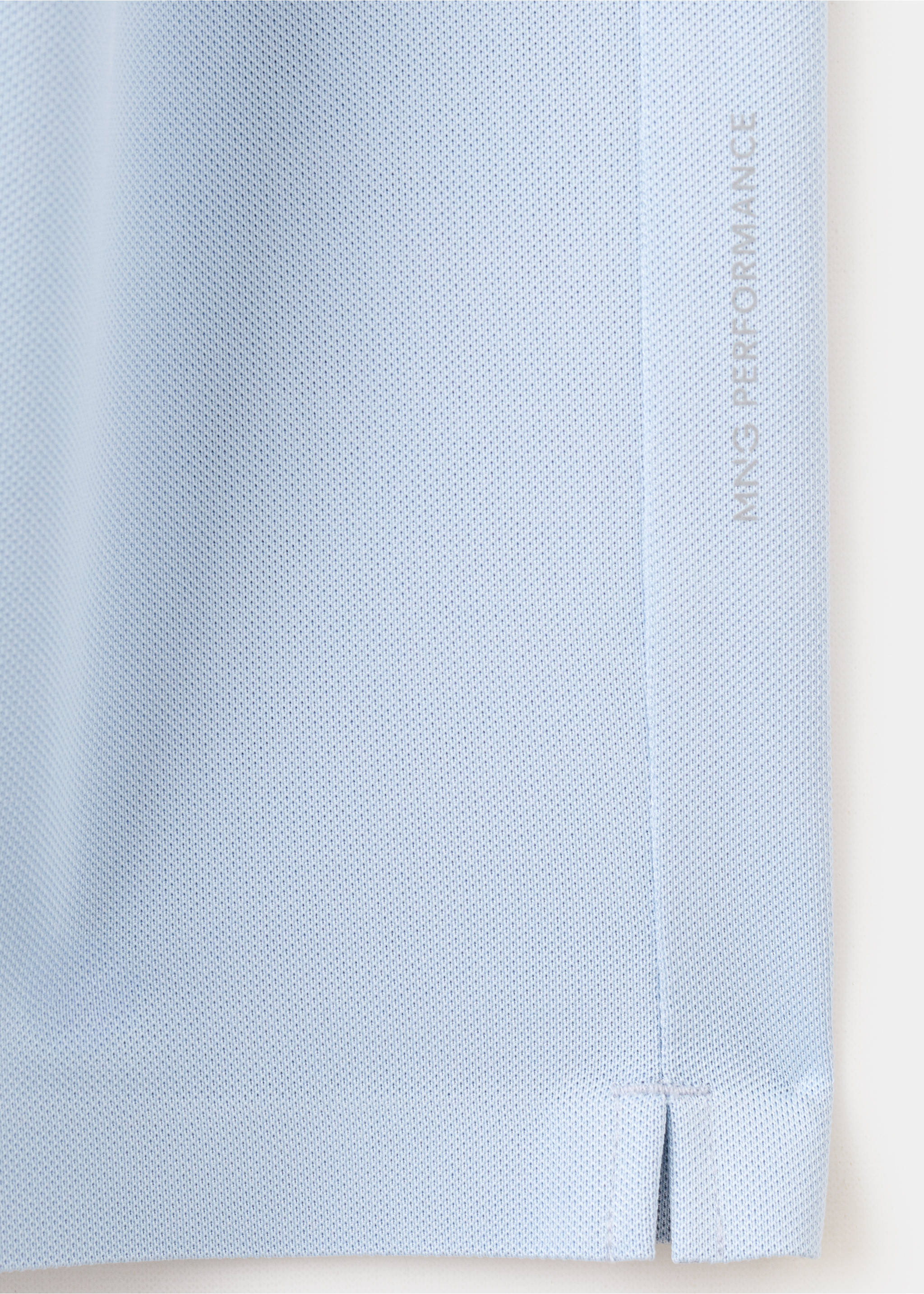 T-shirt slim-fit COOLMAX® - Détail de l'article 8, Bleu ciel. Ref: 27067909-00.