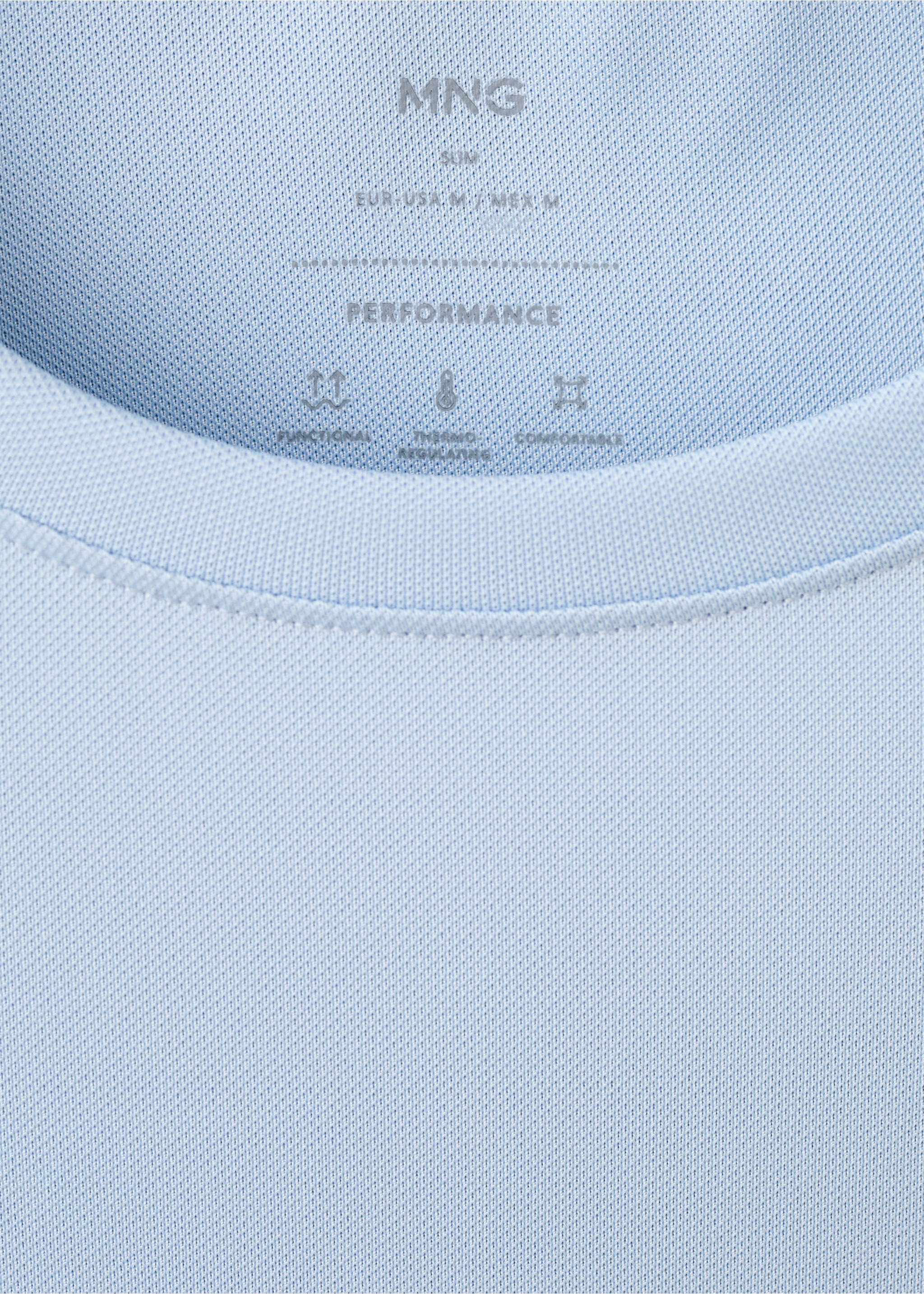 T-shirt slim-fit COOLMAX® - Détail de l'article 0, Bleu ciel. Ref: 27067909-00.
