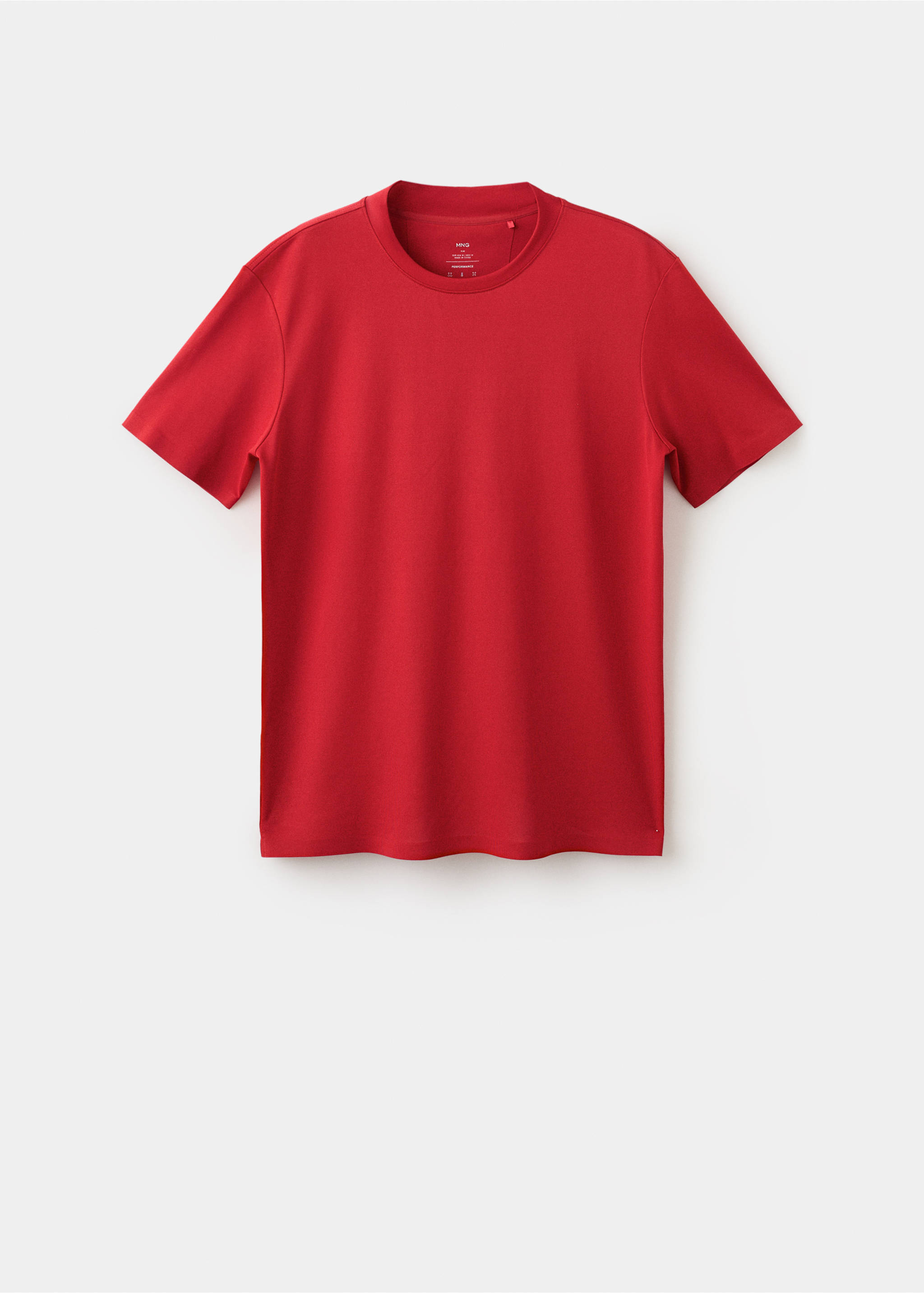 T-shirt slim-fit COOLMAX® - Article sans modèle, Rouge. Ref: 27067909-00.