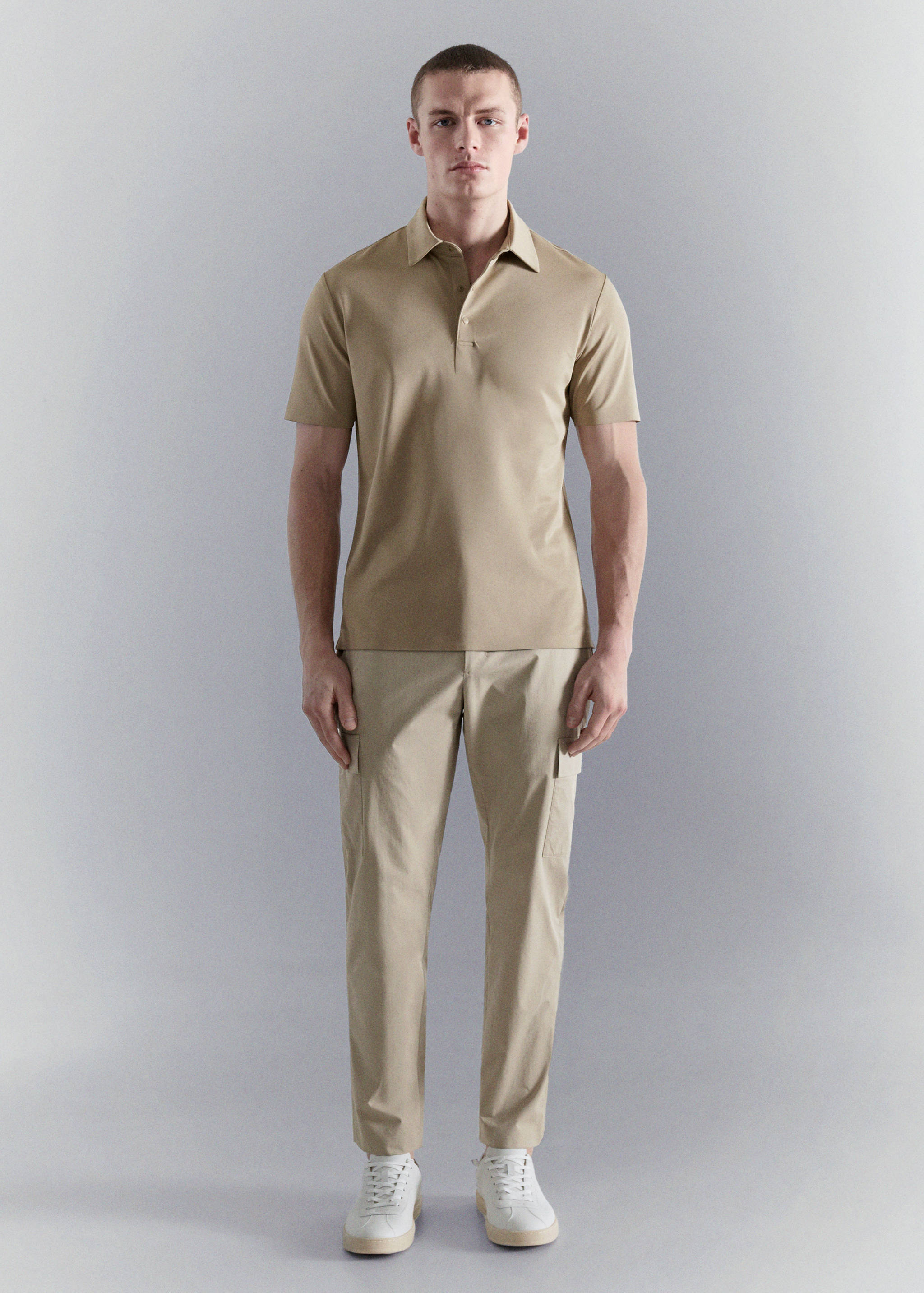 COOLMAX® slim fit polo shirt - General plane