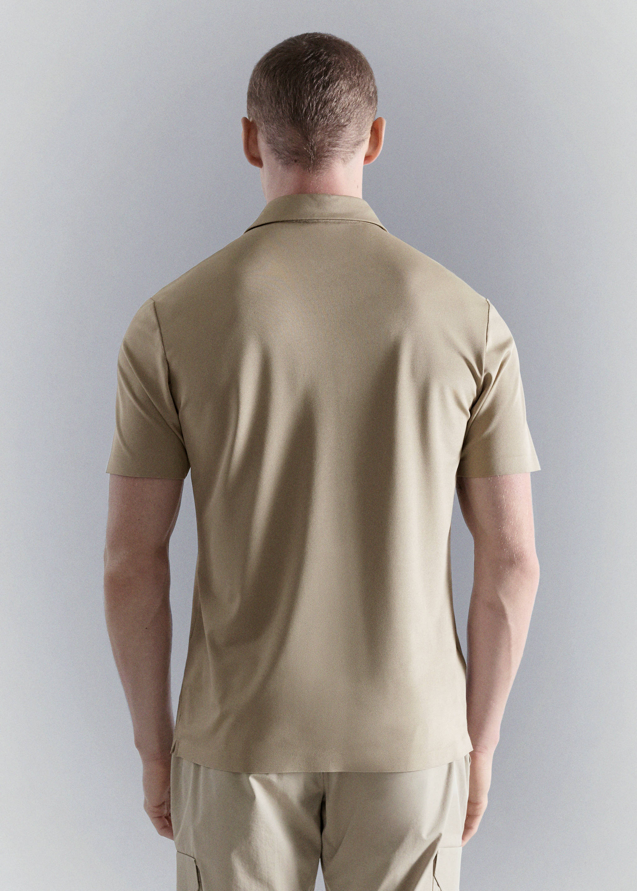 COOLMAX® slim fit polo shirt - Reverse of the article
