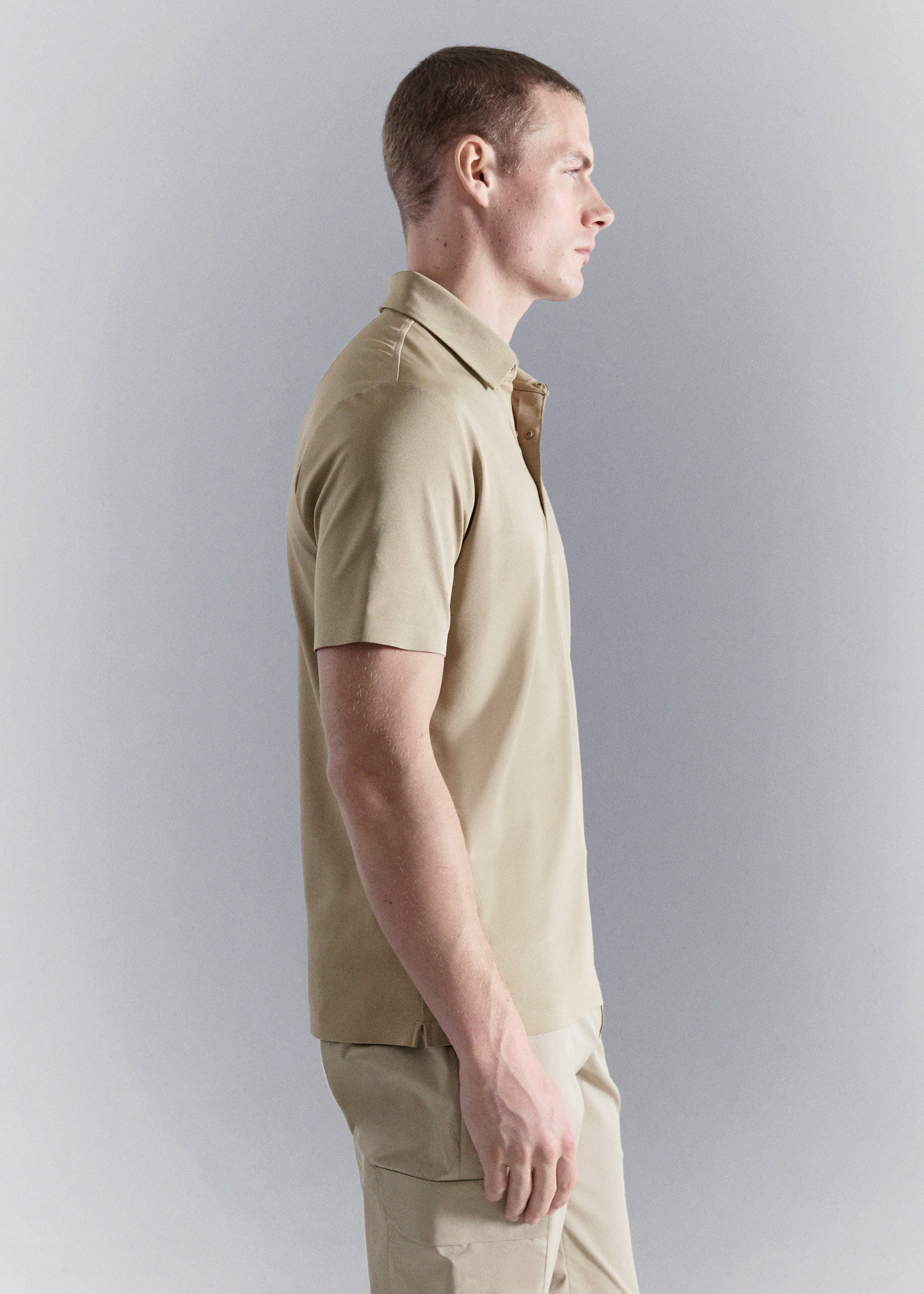 COOLMAX® slim fit polo shirt - Details of the article 2