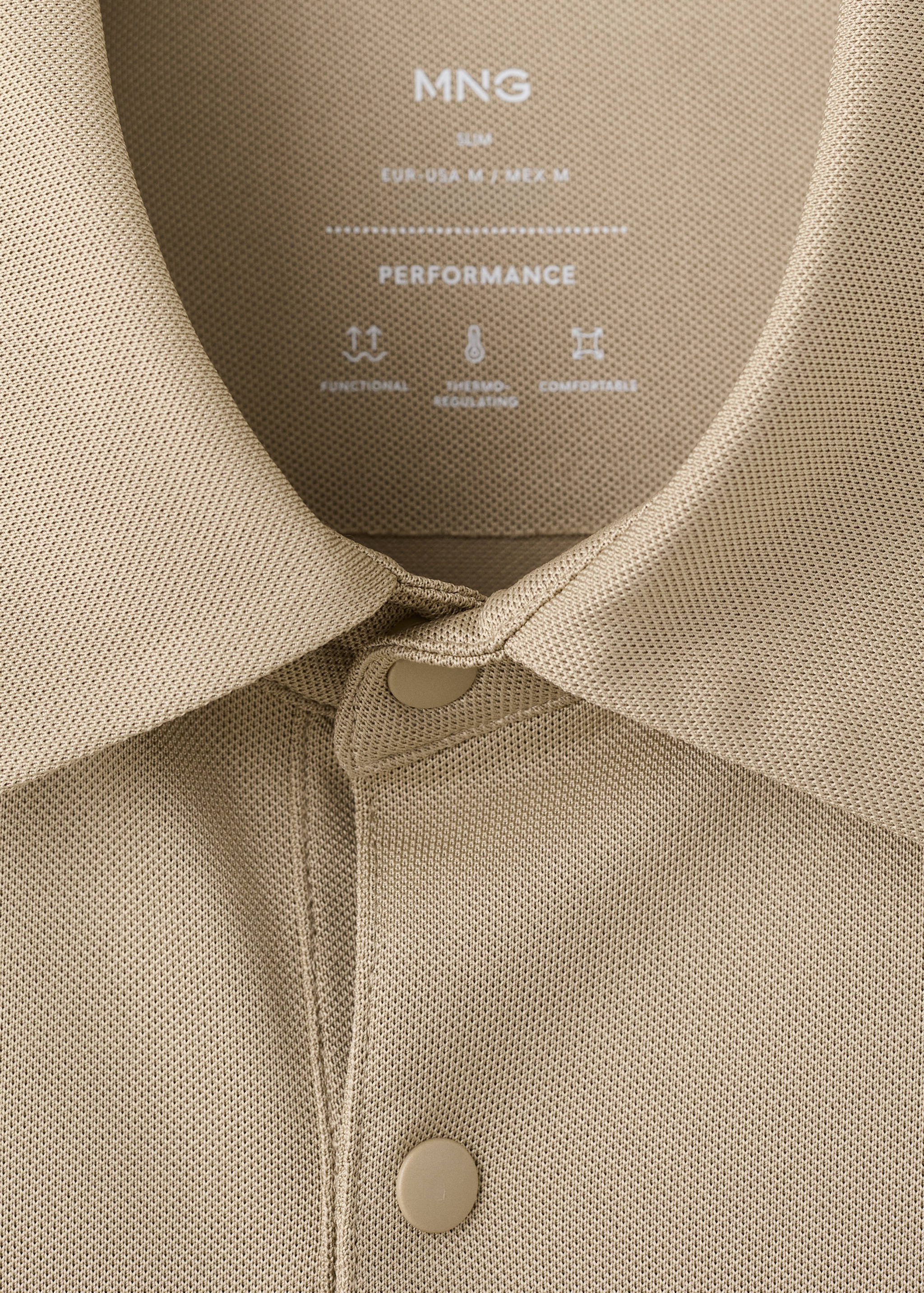 COOLMAX® slim fit polo shirt - Details of the article 8