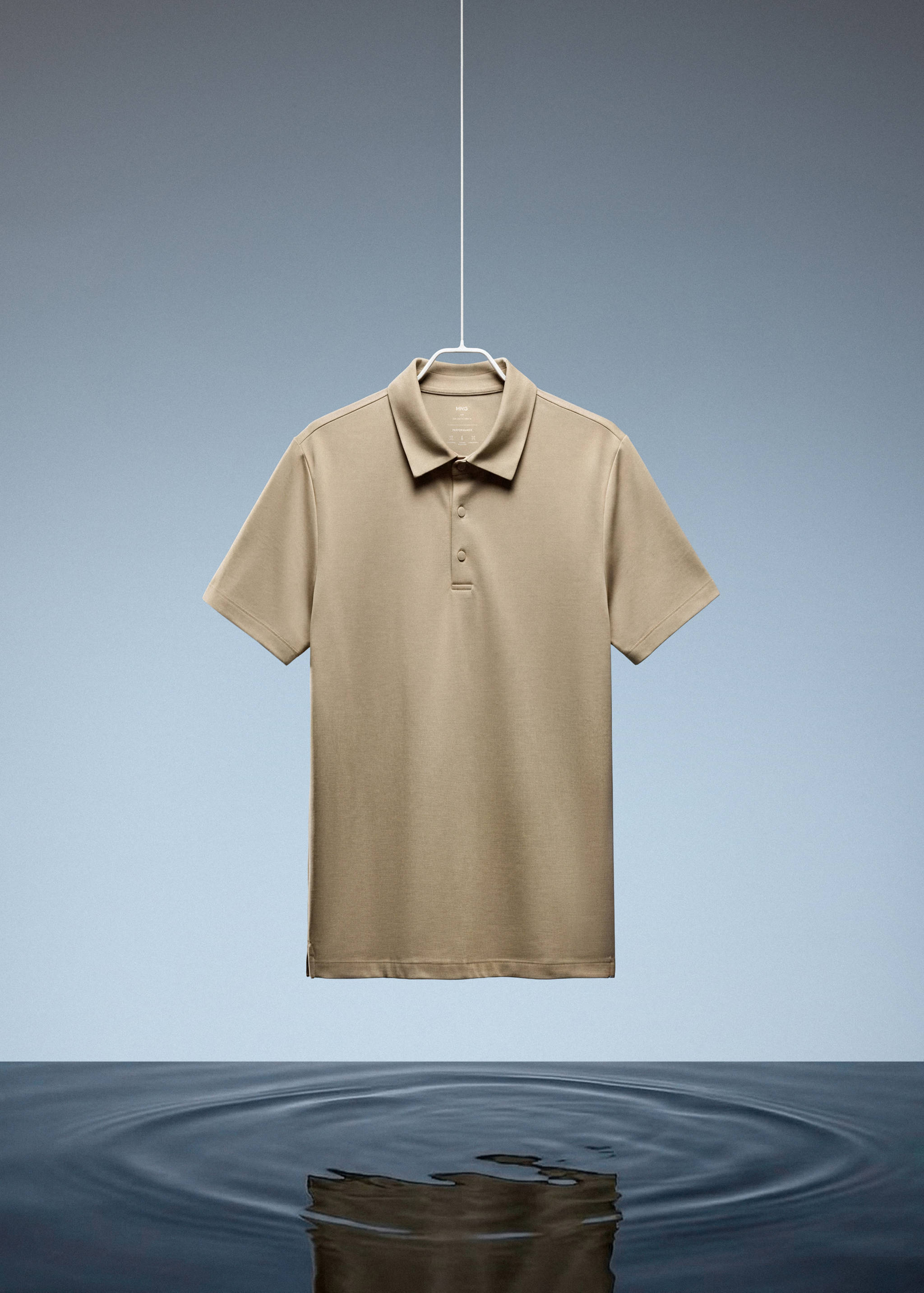 COOLMAX® slim fit polo shirt - Details of the article 9