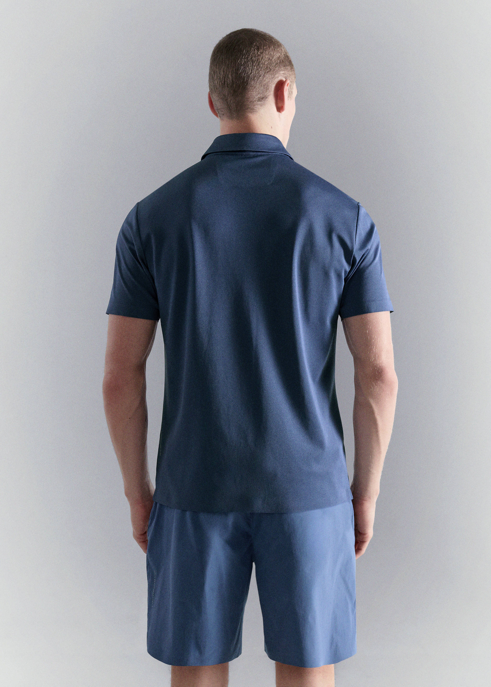 COOLMAX® slim fit polo shirt - Reverse of the article