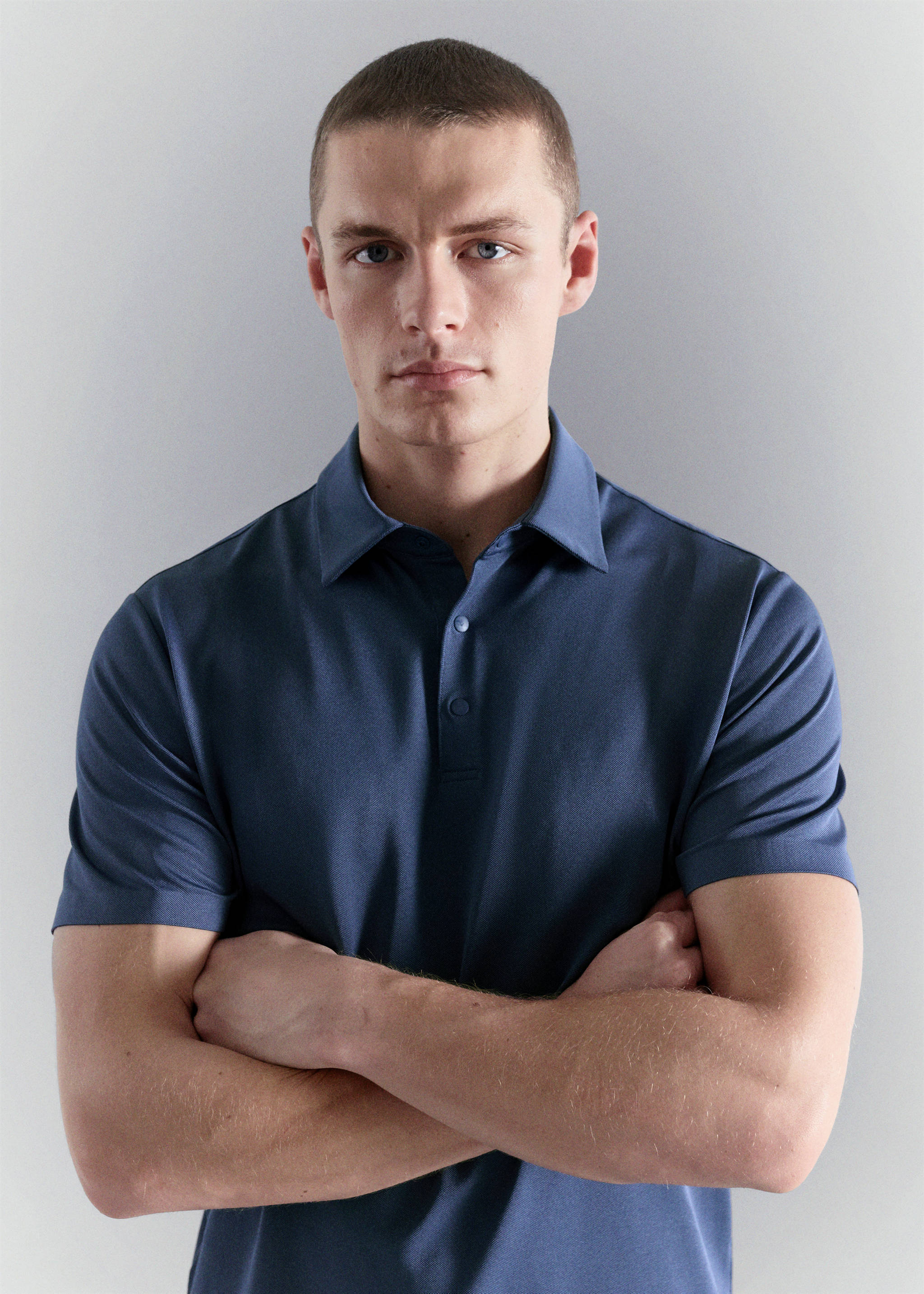 COOLMAX® slim fit polo shirt - Details of the article 1