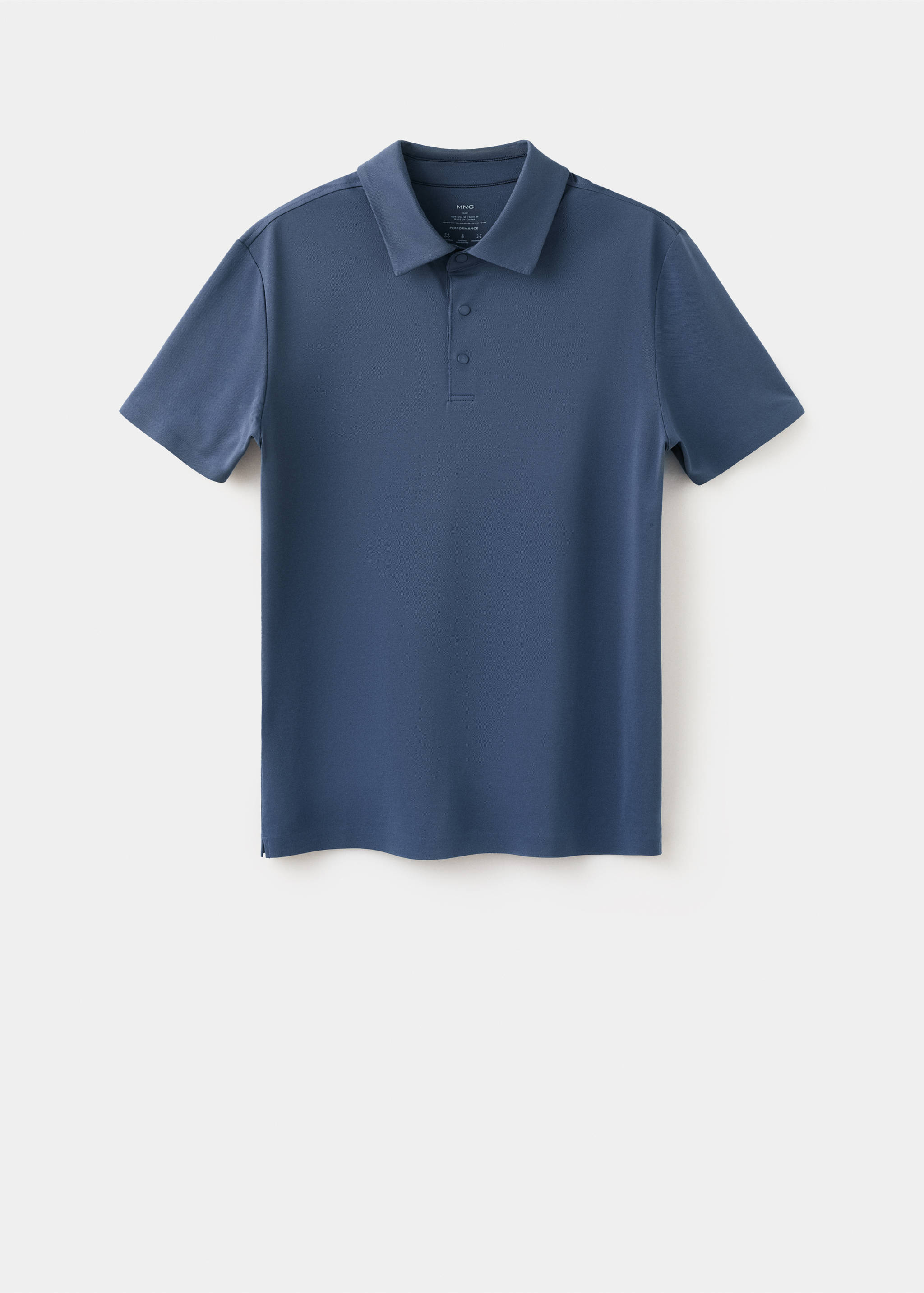 COOLMAX® slim fit polo shirt - Article without model, Ink Blue. Ref: 27067910-00.