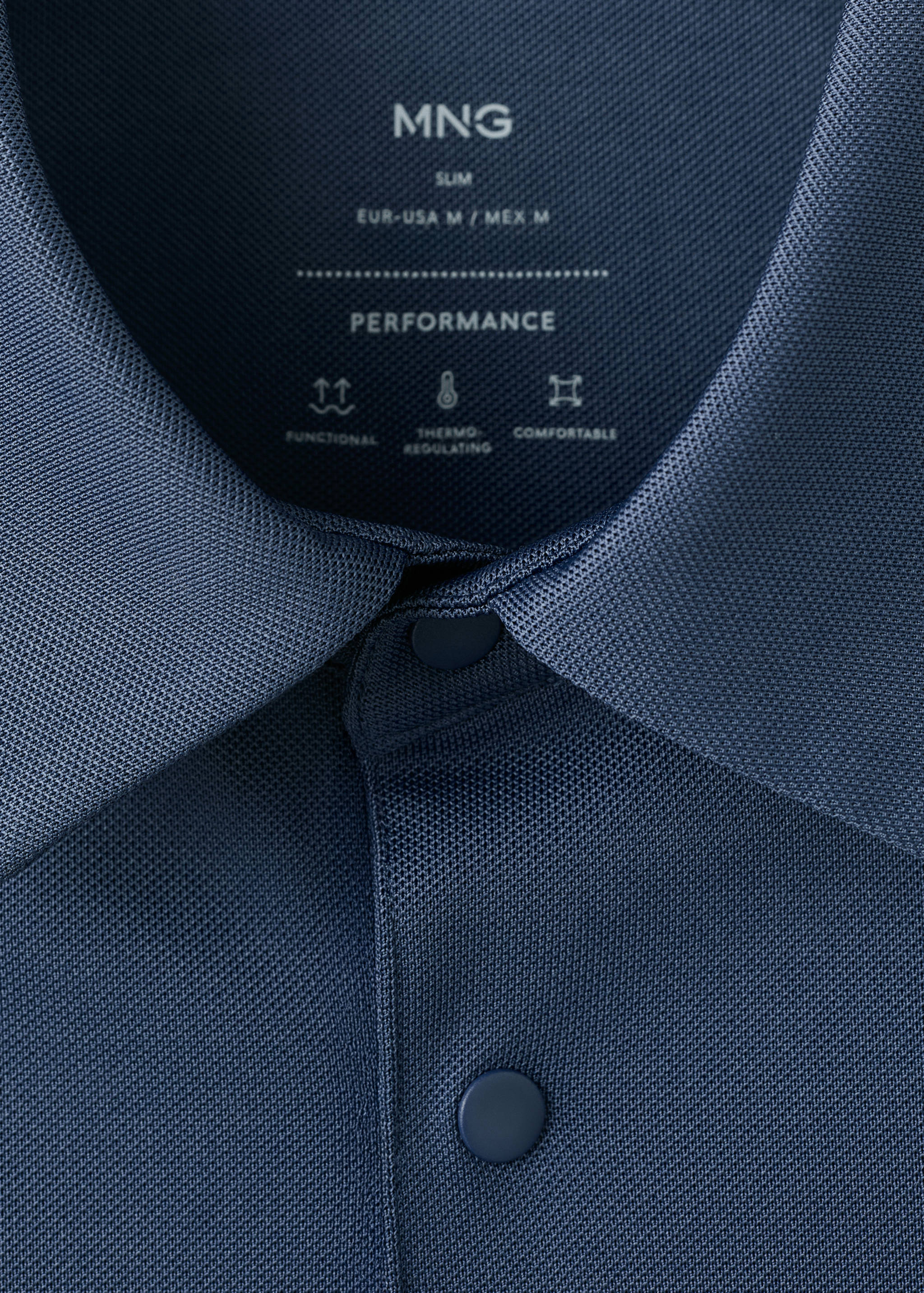 COOLMAX® slim fit polo shirt - Details of the article 8