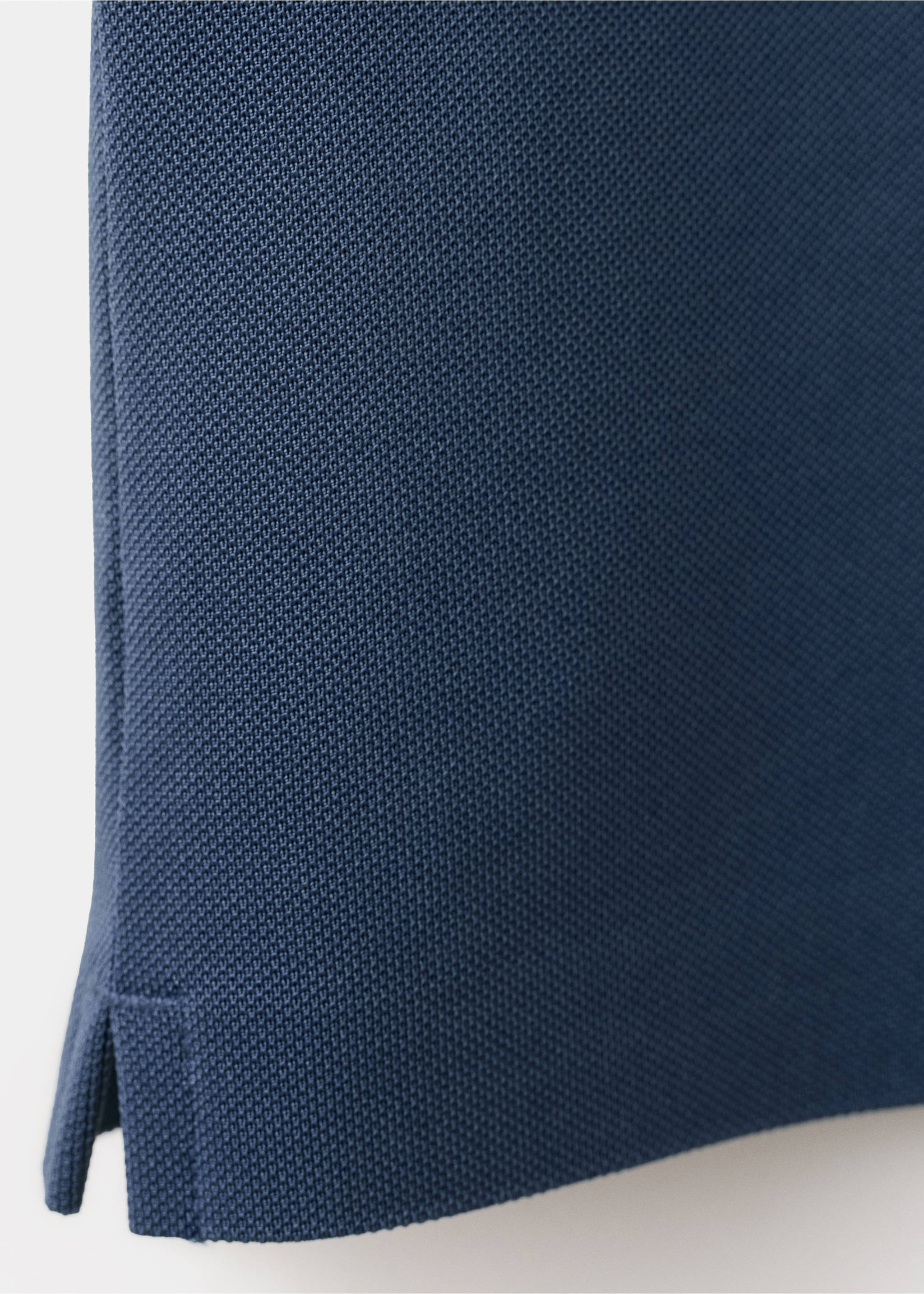 COOLMAX® slim fit polo shirt - Details of the article 0, Ink Blue. Ref: 27067910-00.