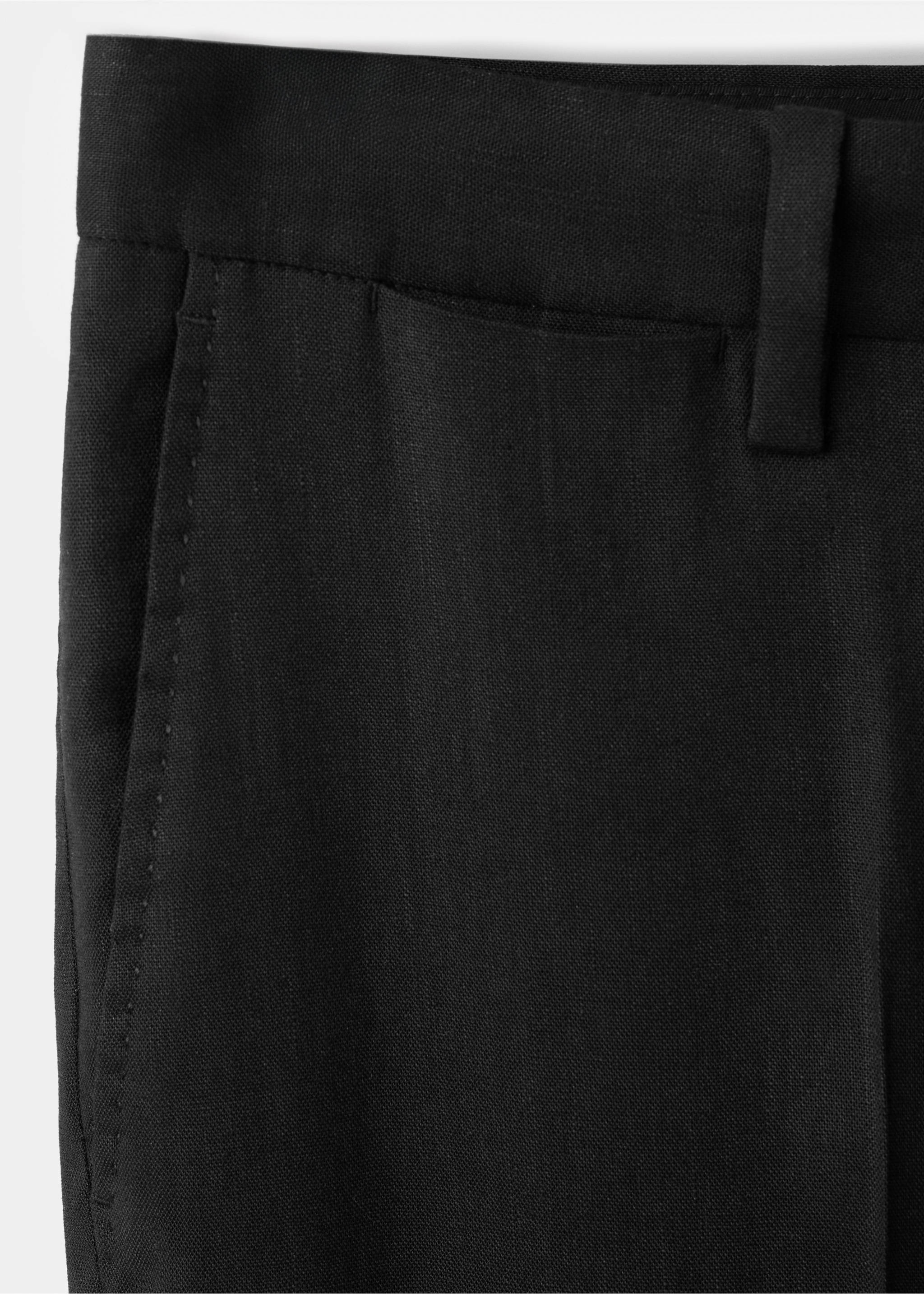 Pantalon de costume Amalfi slim fit - Détail de l'article 0, Noir. Ref: 27067911-00.