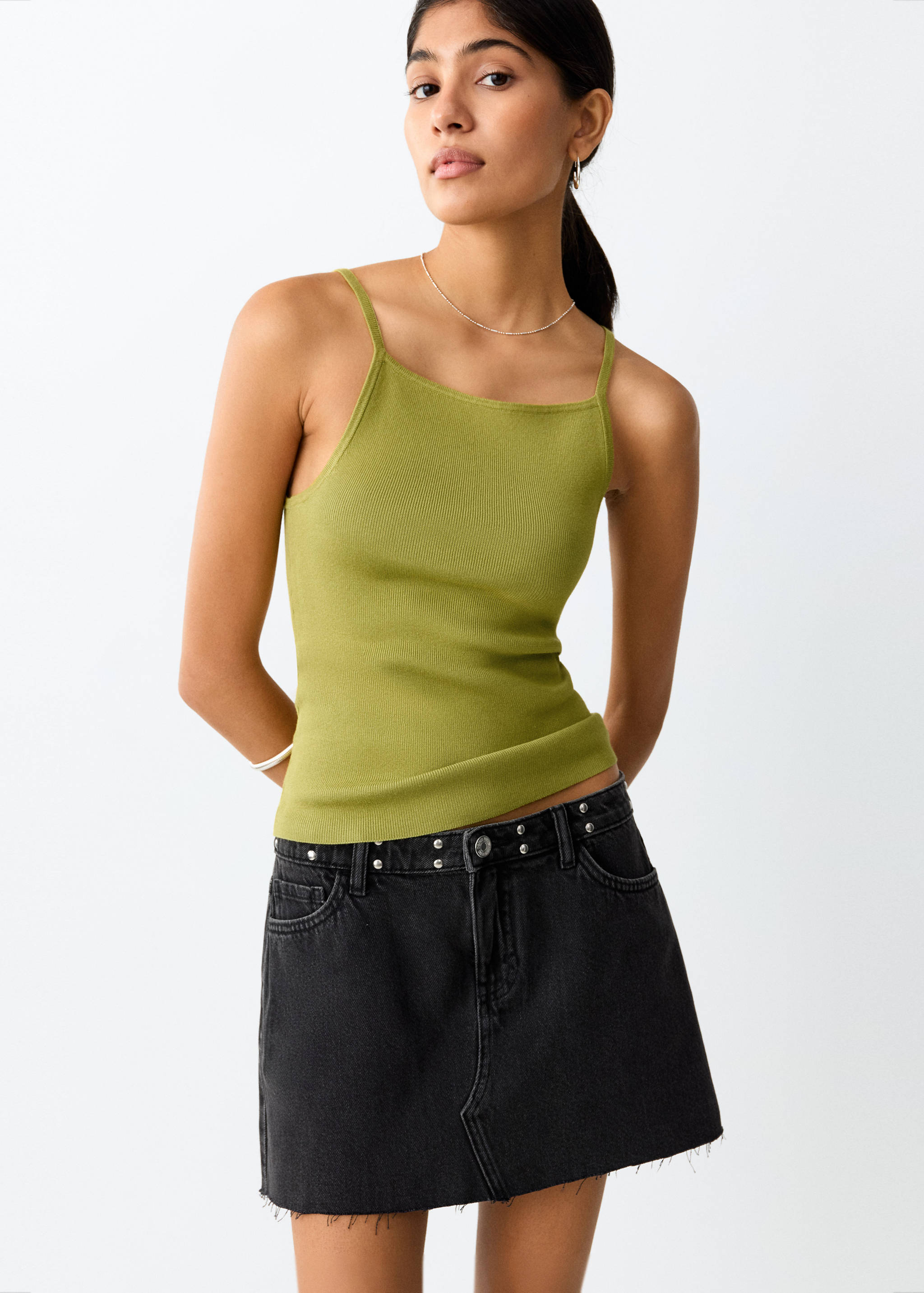 Fine-knit top - Medium plane