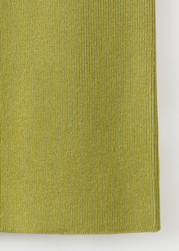 Fine-knit top — Green